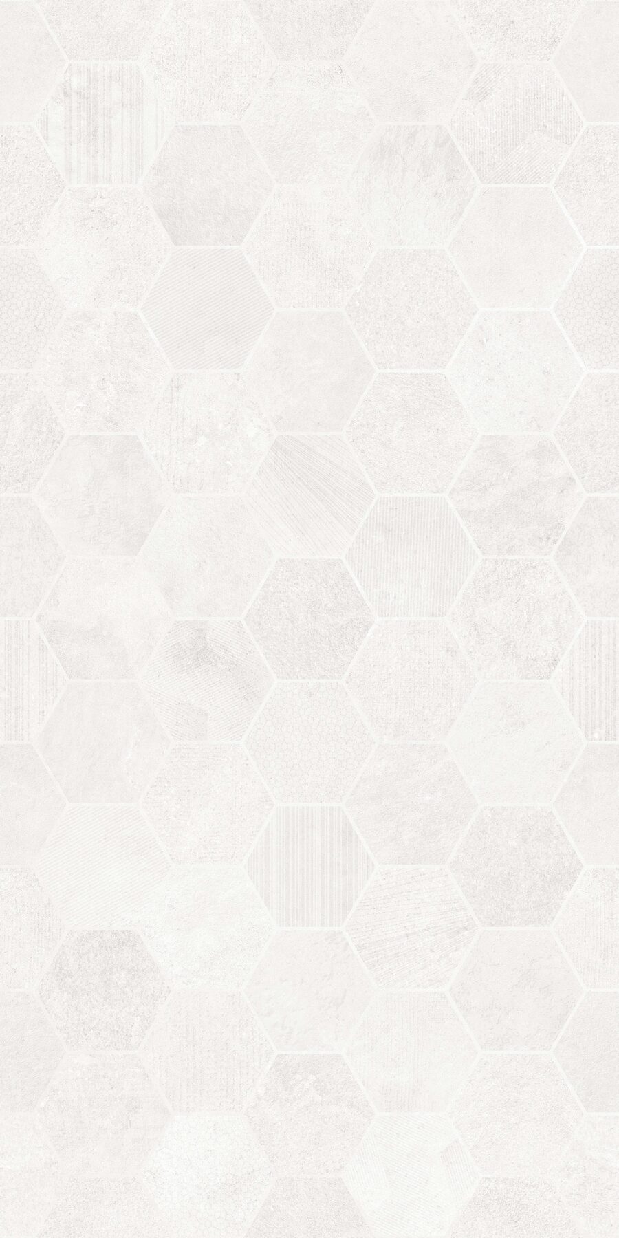 Bodenfliese FRAMEWORK HEXAGON white 60x120