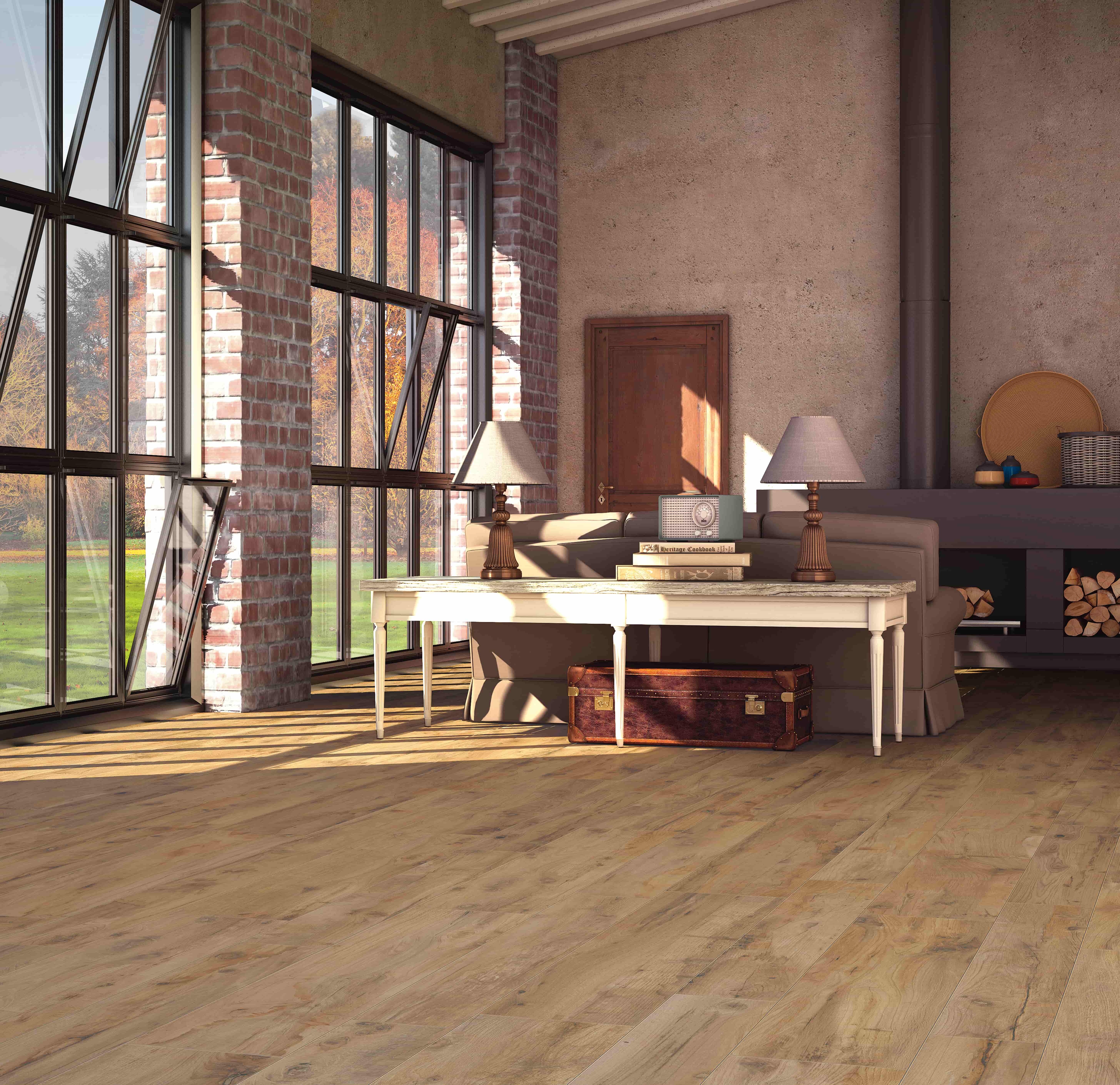 Mosaik WOODLAND Stick oak 20x40