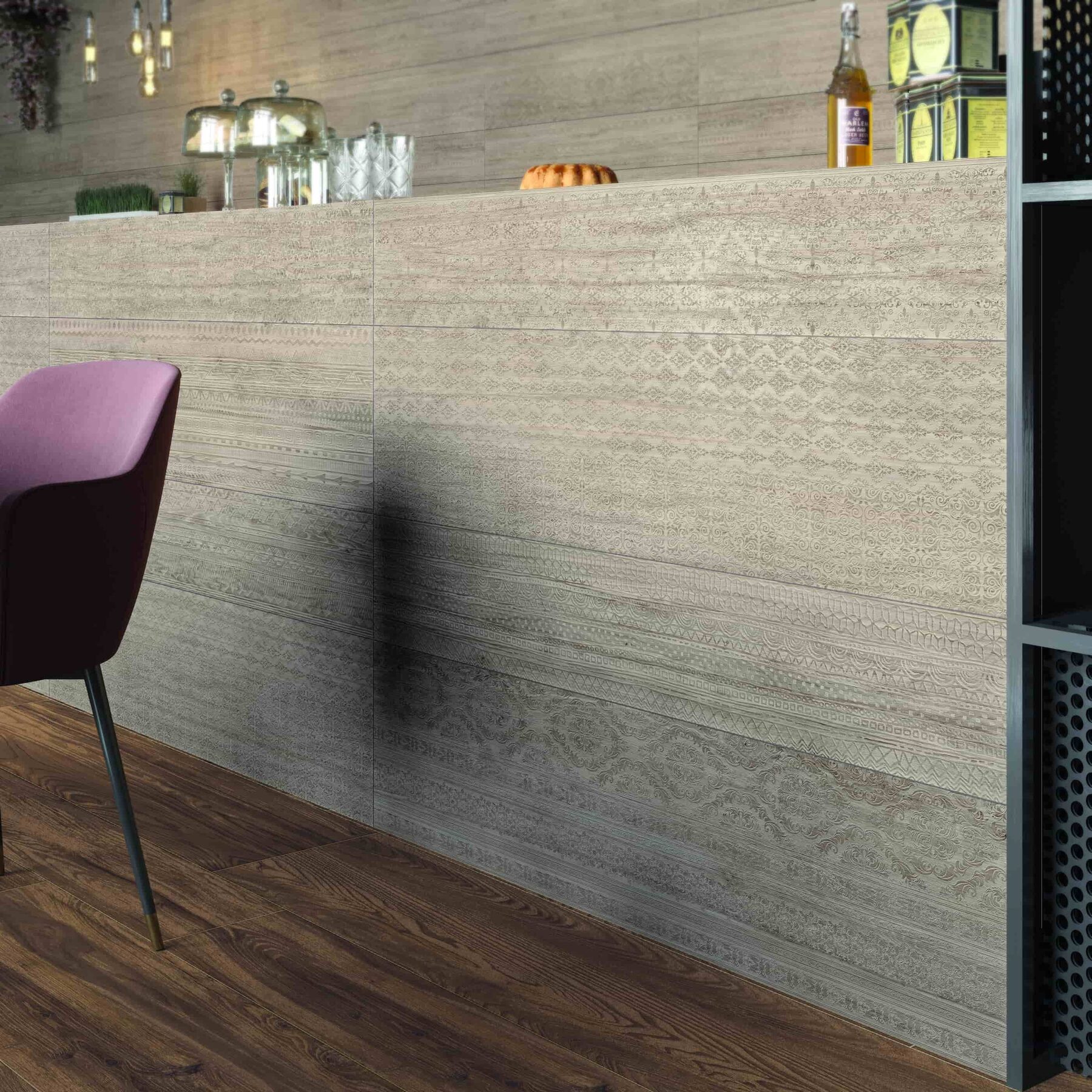 Bodenfliese RUSTIC nut 30x120