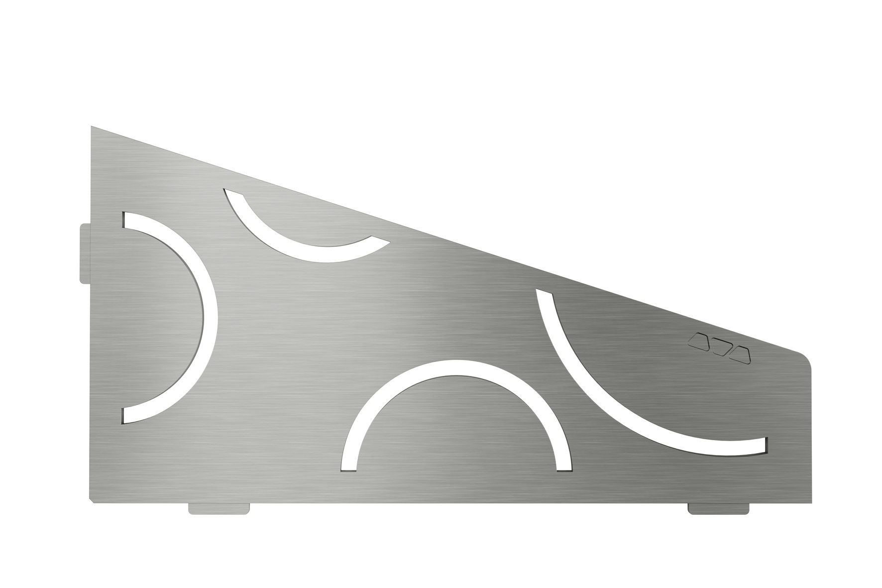 SHELF-E-S3 154x295mm Curve edelstahl gebü
