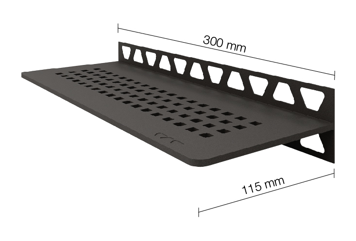 SHELF-W-S1 300x115mm Square TSDA
