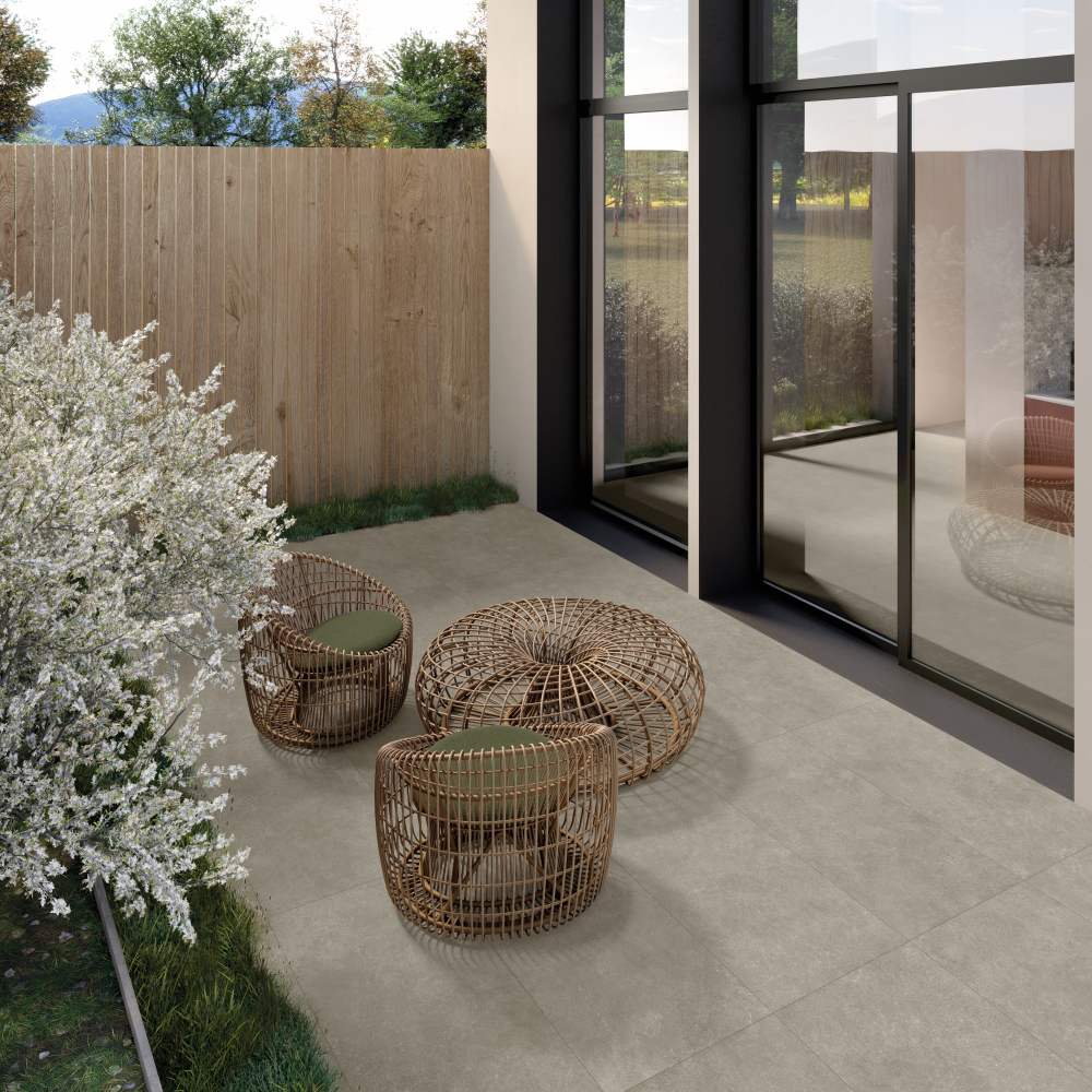 Outdoor-Fliese BLOK grey 60x120