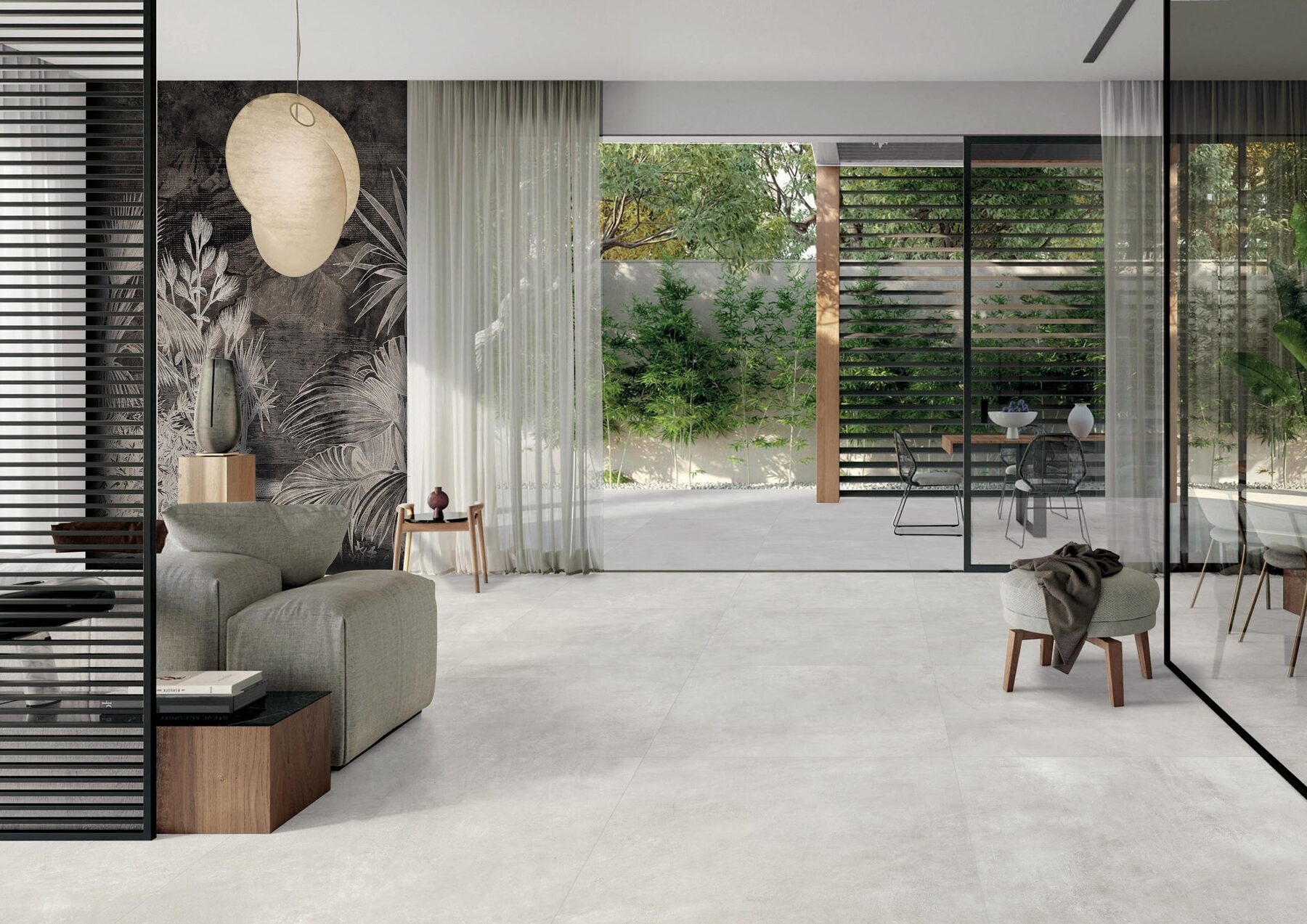 Bodenfliese MONTANA bianco 90x90