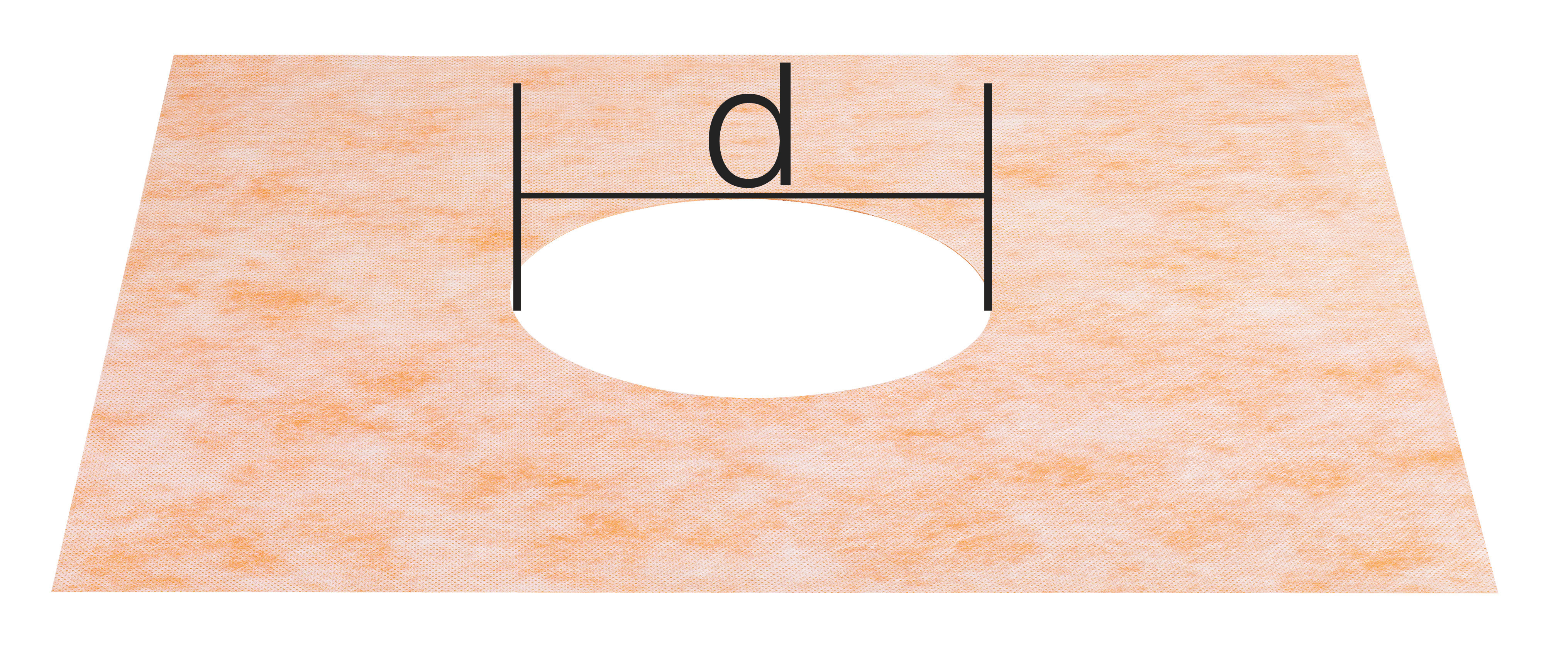KERDI-Manschette 900 x 900 mm