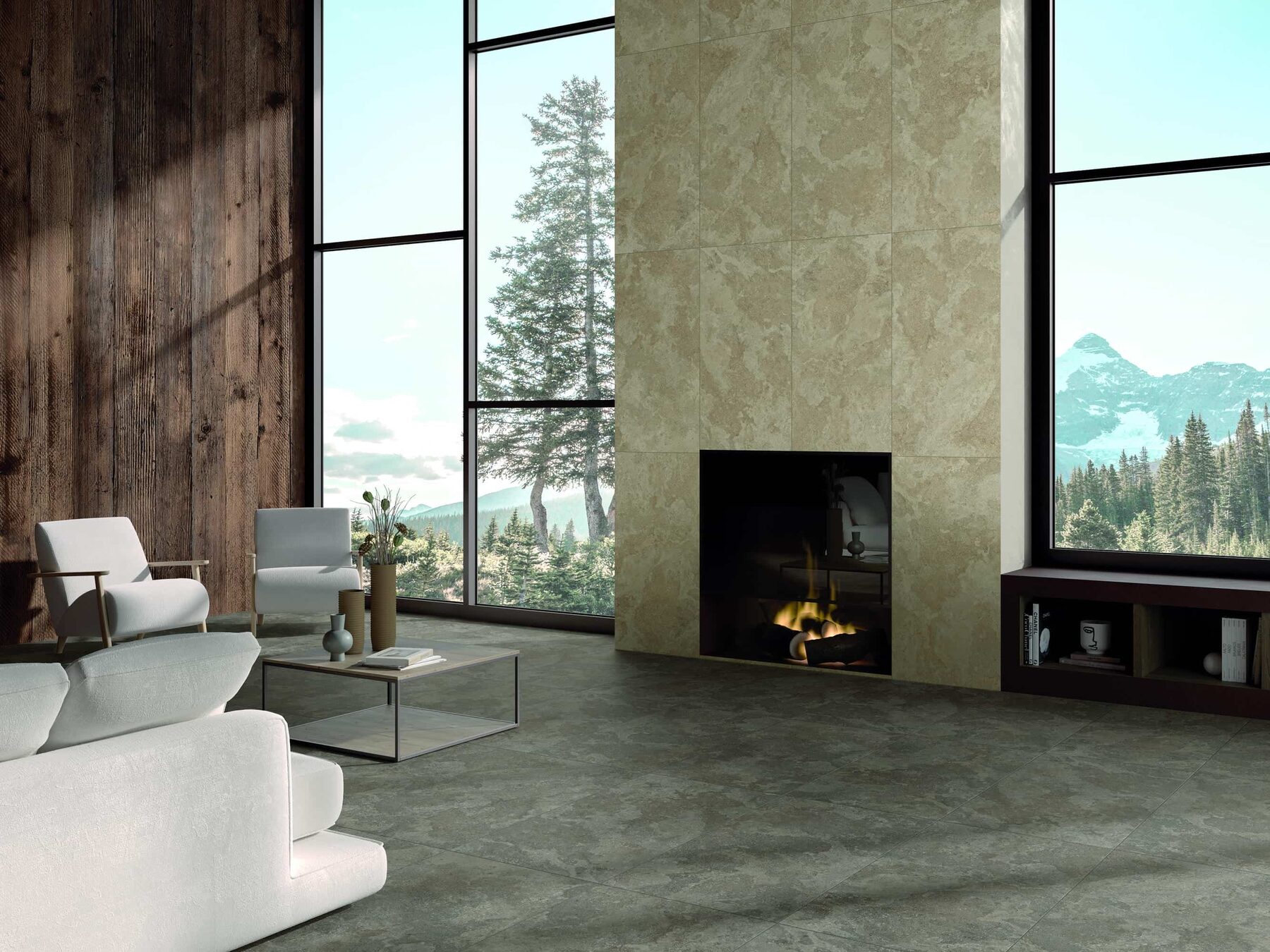 Bodenfliese Viken beige 60 x 120