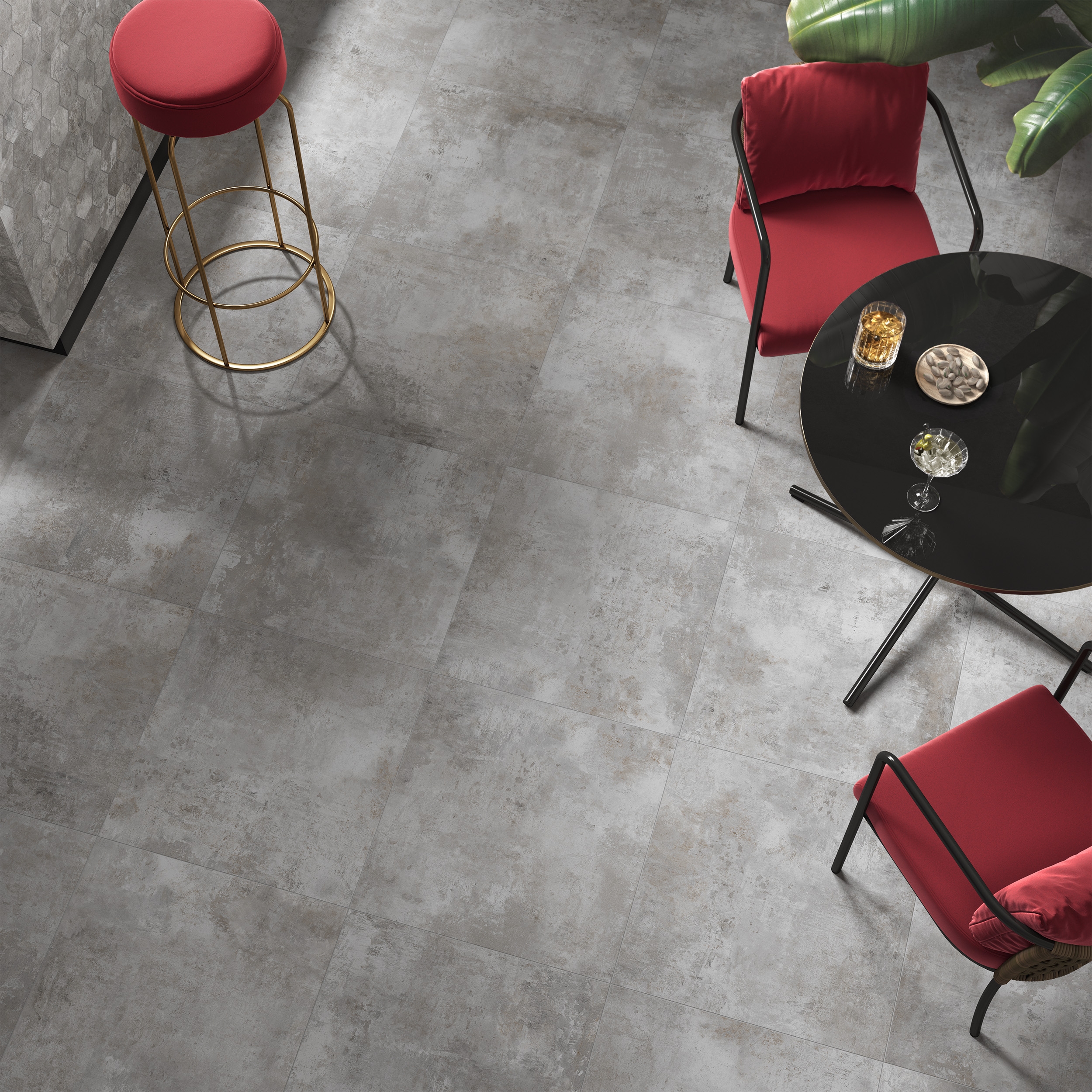 Bodenfliese Paint grey 60x60
