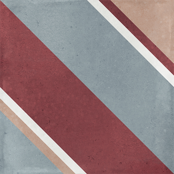 Wandfliese SMALL Diagonal light blue 10x10