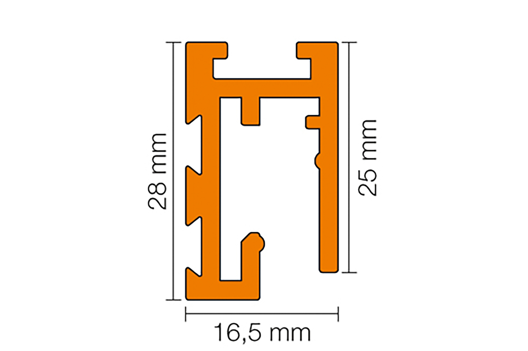 LIPROTEC-PB AE 1,5m Podestkantenbeleuchtu
