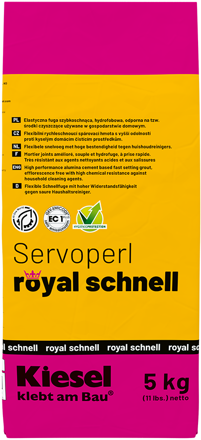 SERVOPERL ROYAL SCHNELL 5 KG BEUTEL WEISS
