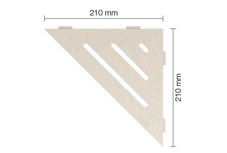SHELF-E-S1 210x210mm Wave TSI