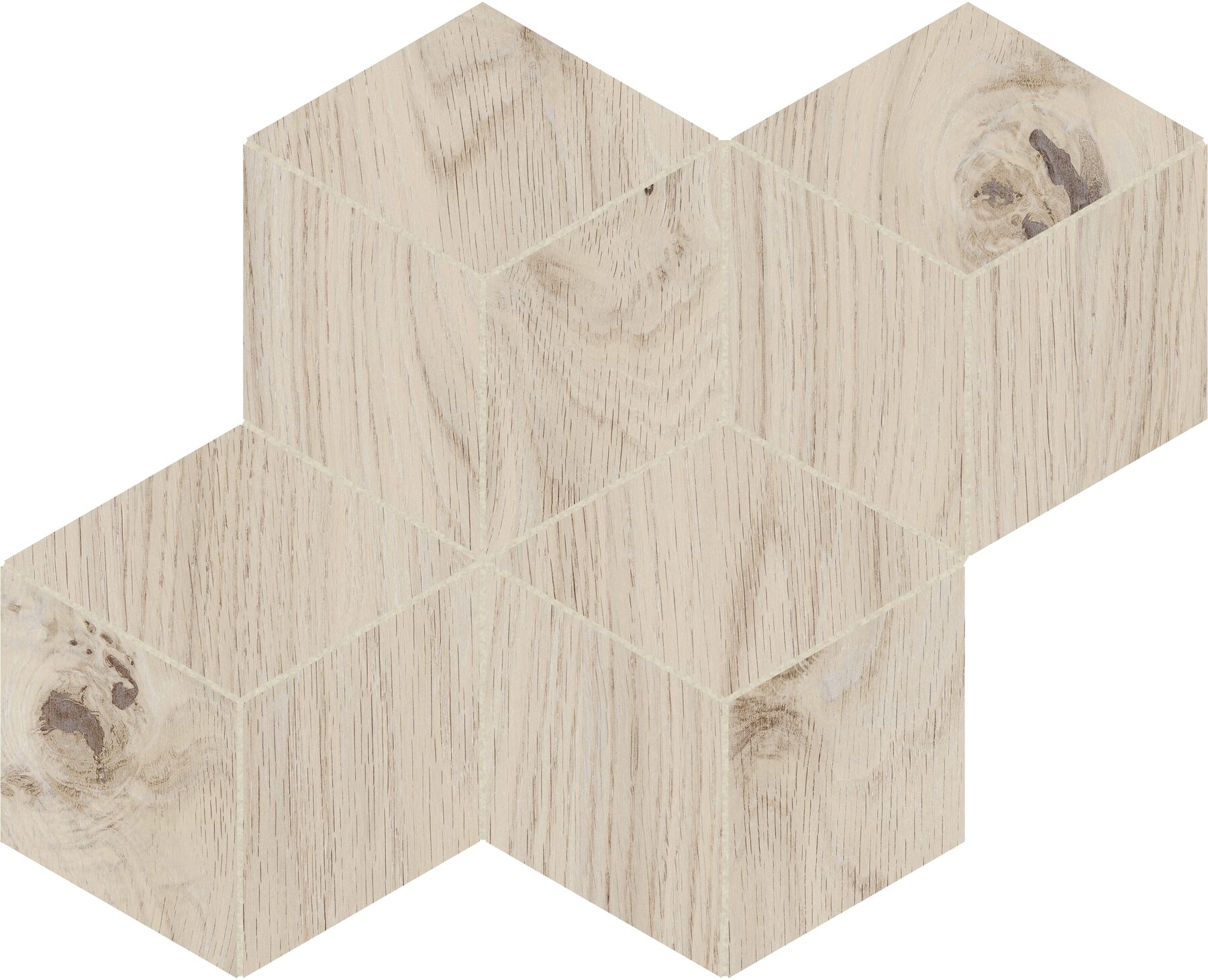Mosaik Essenze Rombo abete 30x25