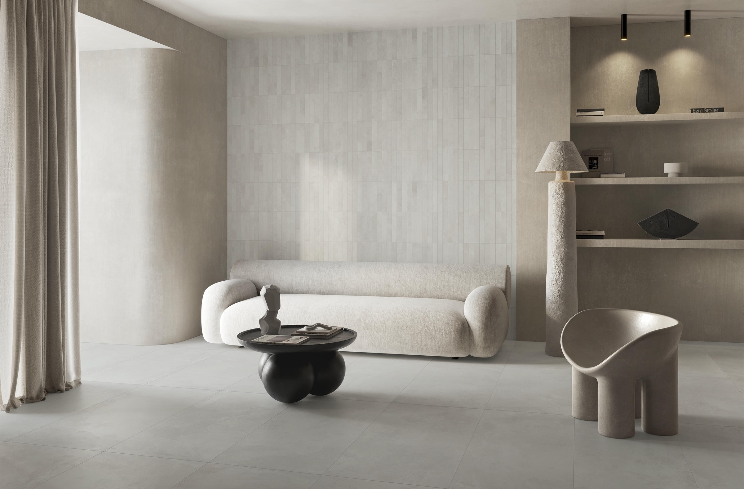 Bodenfliese FRAMEWORK CONCRETE white 60x120
