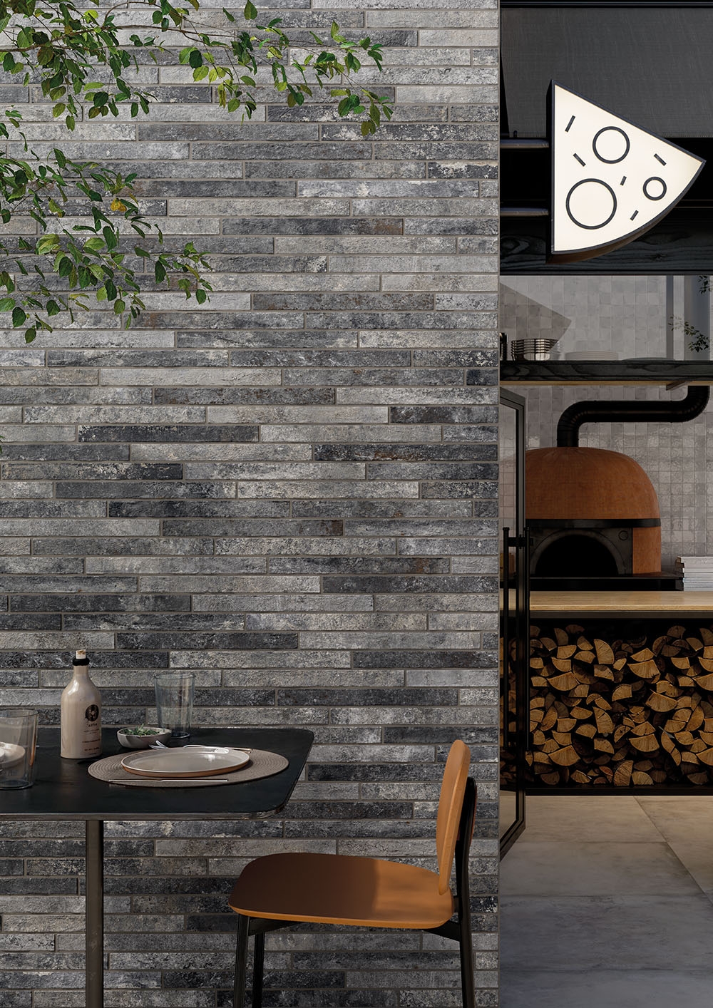 Bodenfliese KIST charcoal 5x45