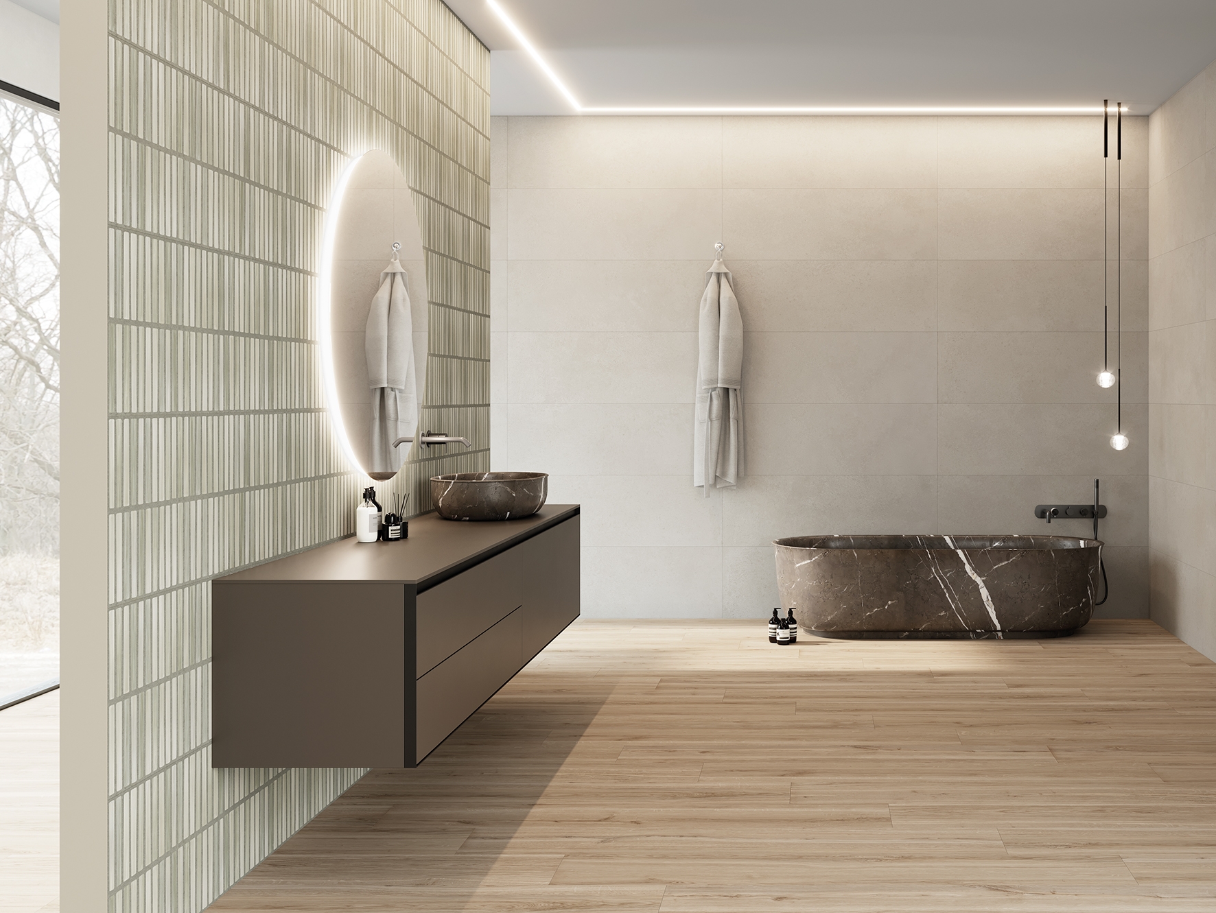 Wandfliese MATERIA beige 40x120