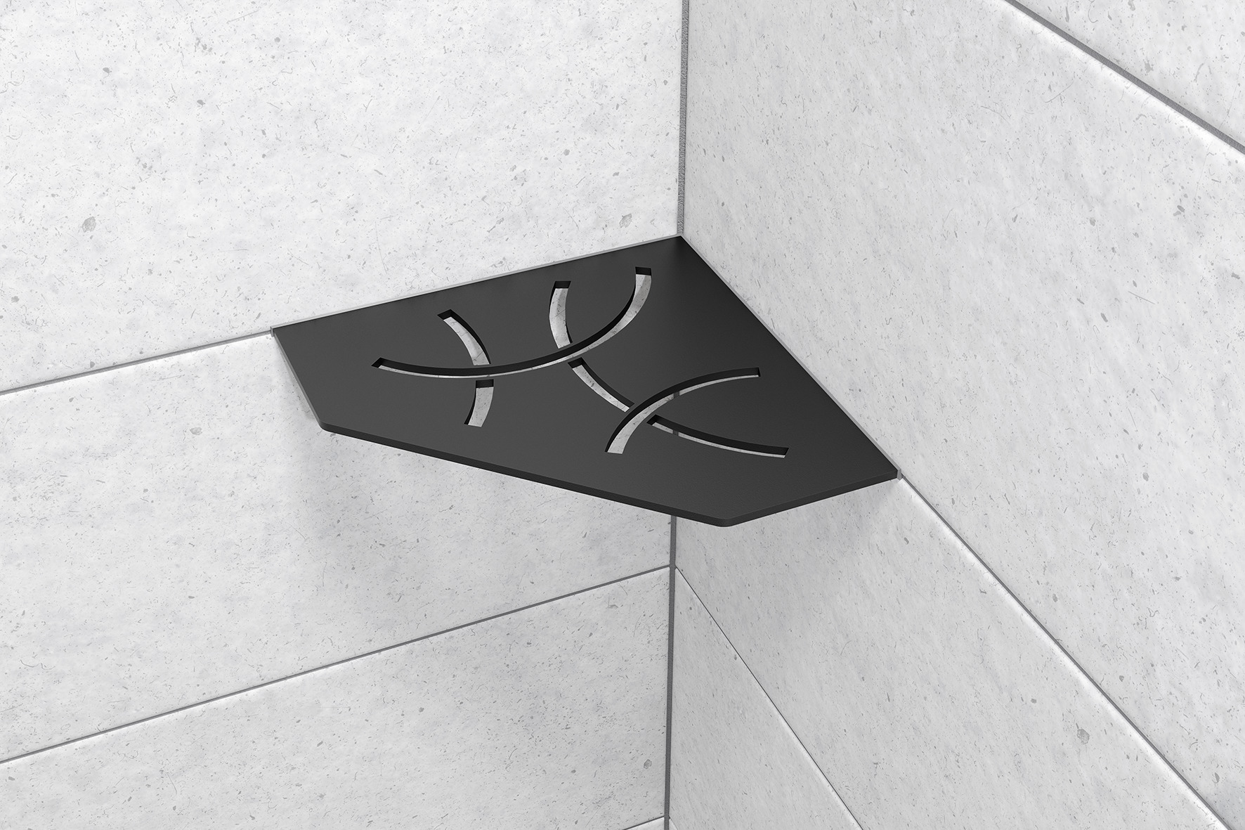SHELF-E-S2 195x195mm Curve MGS