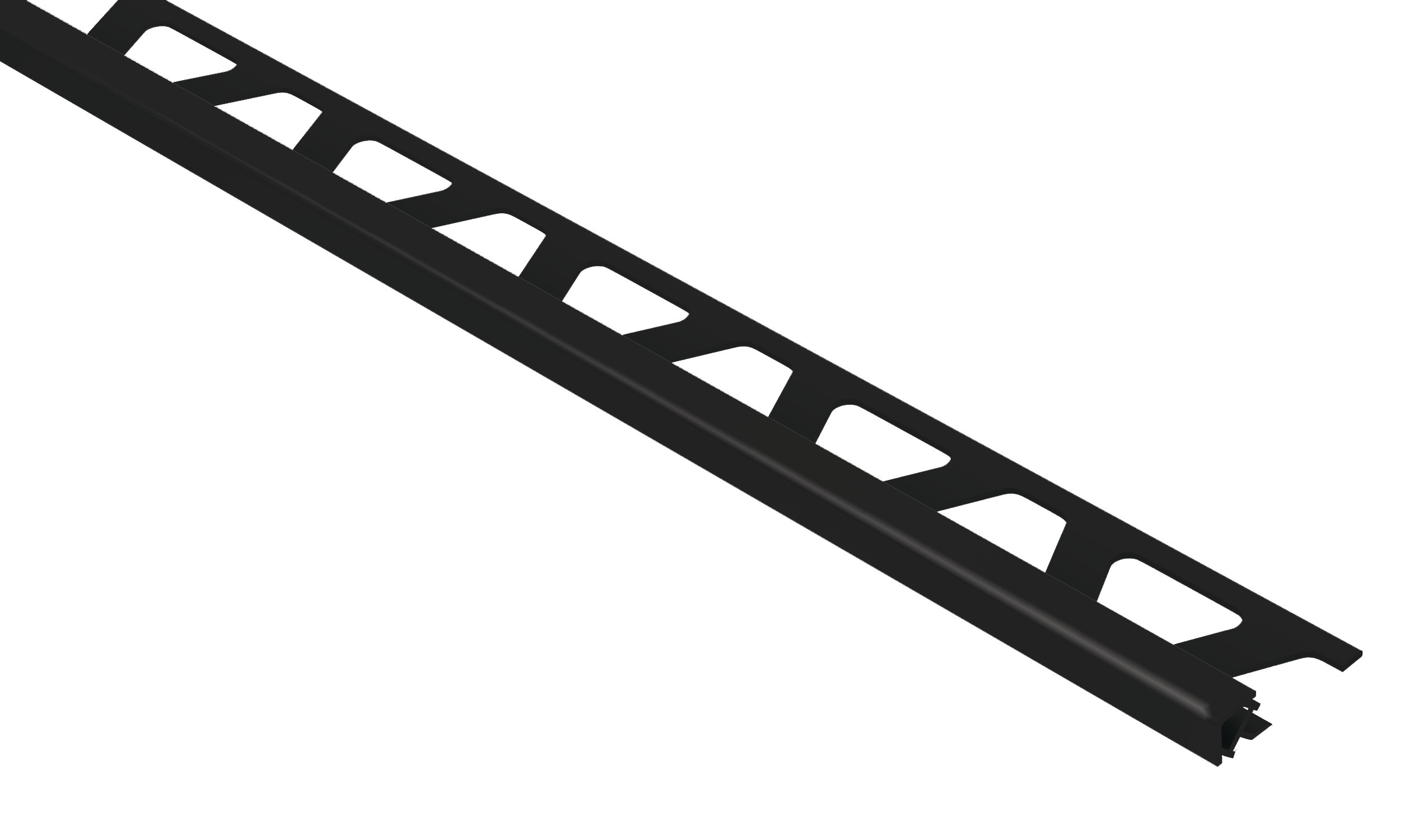 QUADEC-PQ 2,5m Dekorprofil graphitschwarz