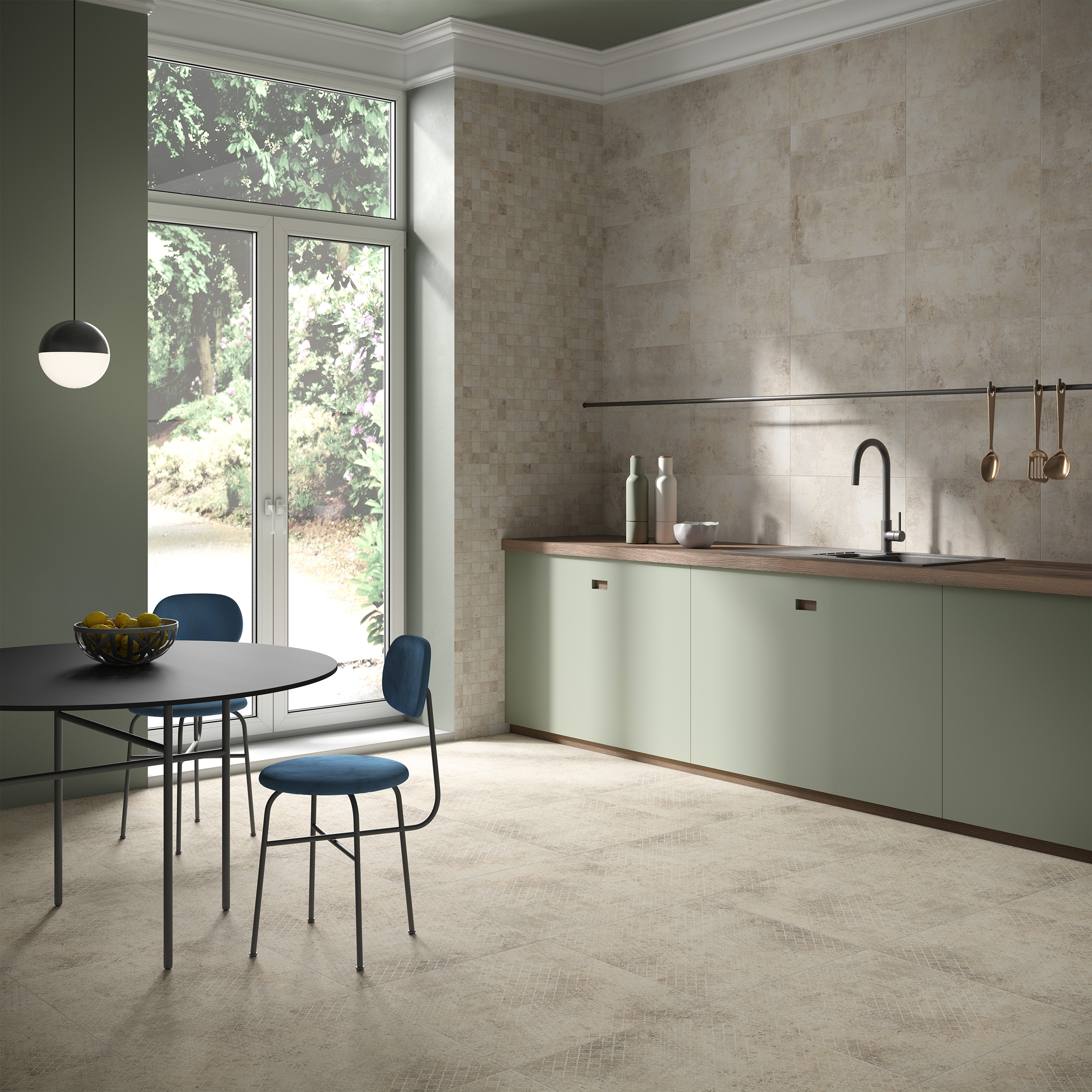 Bodenfliese Paint beige 30x60
