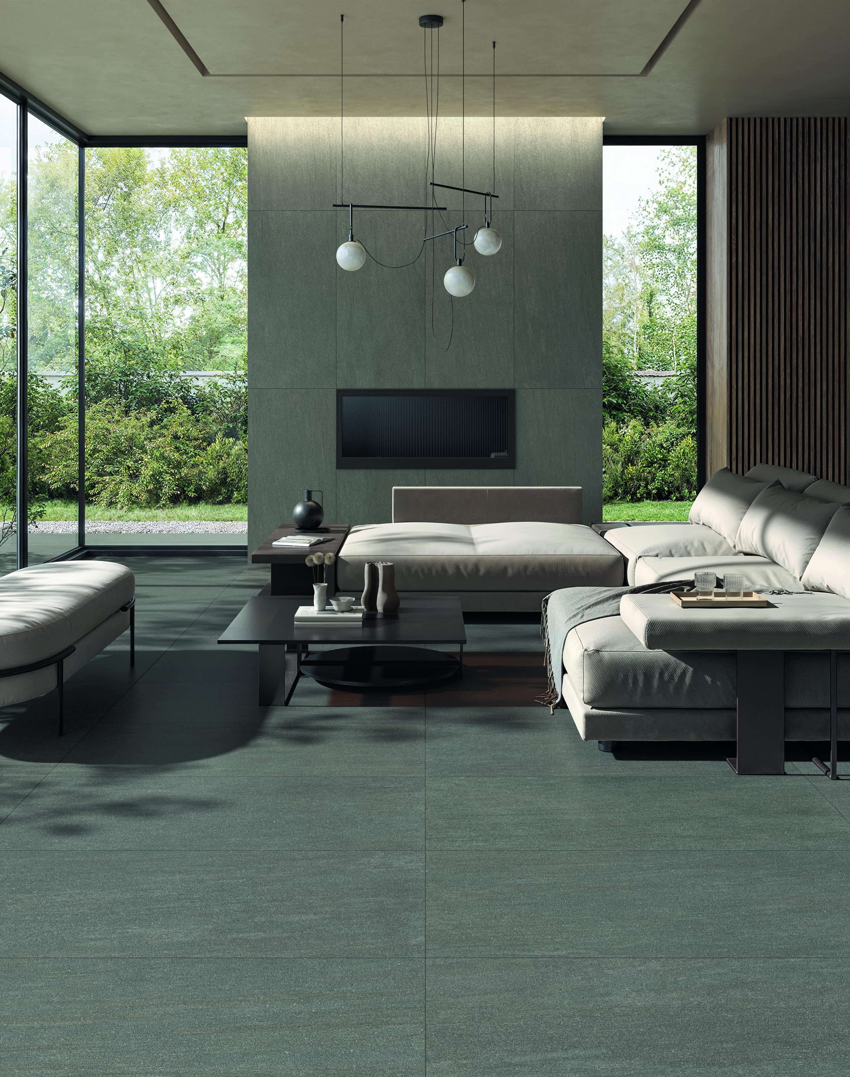 Bodenfliese BASALTINA antracite 60x120