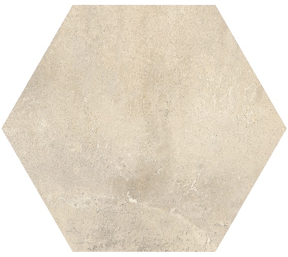 Bodenfliese FUSION bianco Hexagon