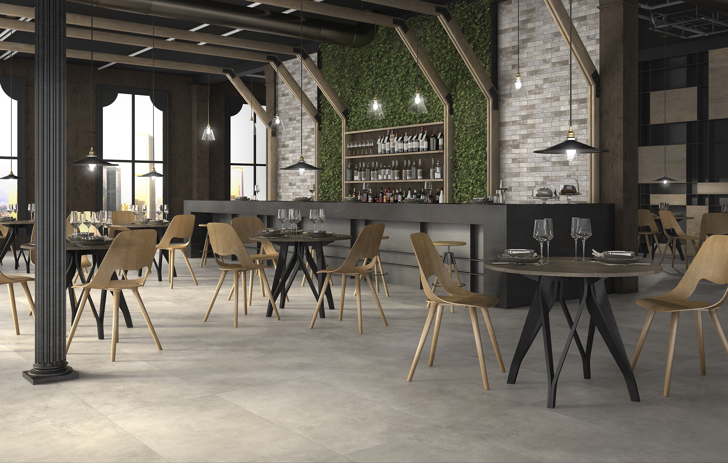 Bodenfliese STILE URBANO Cemento 30x60