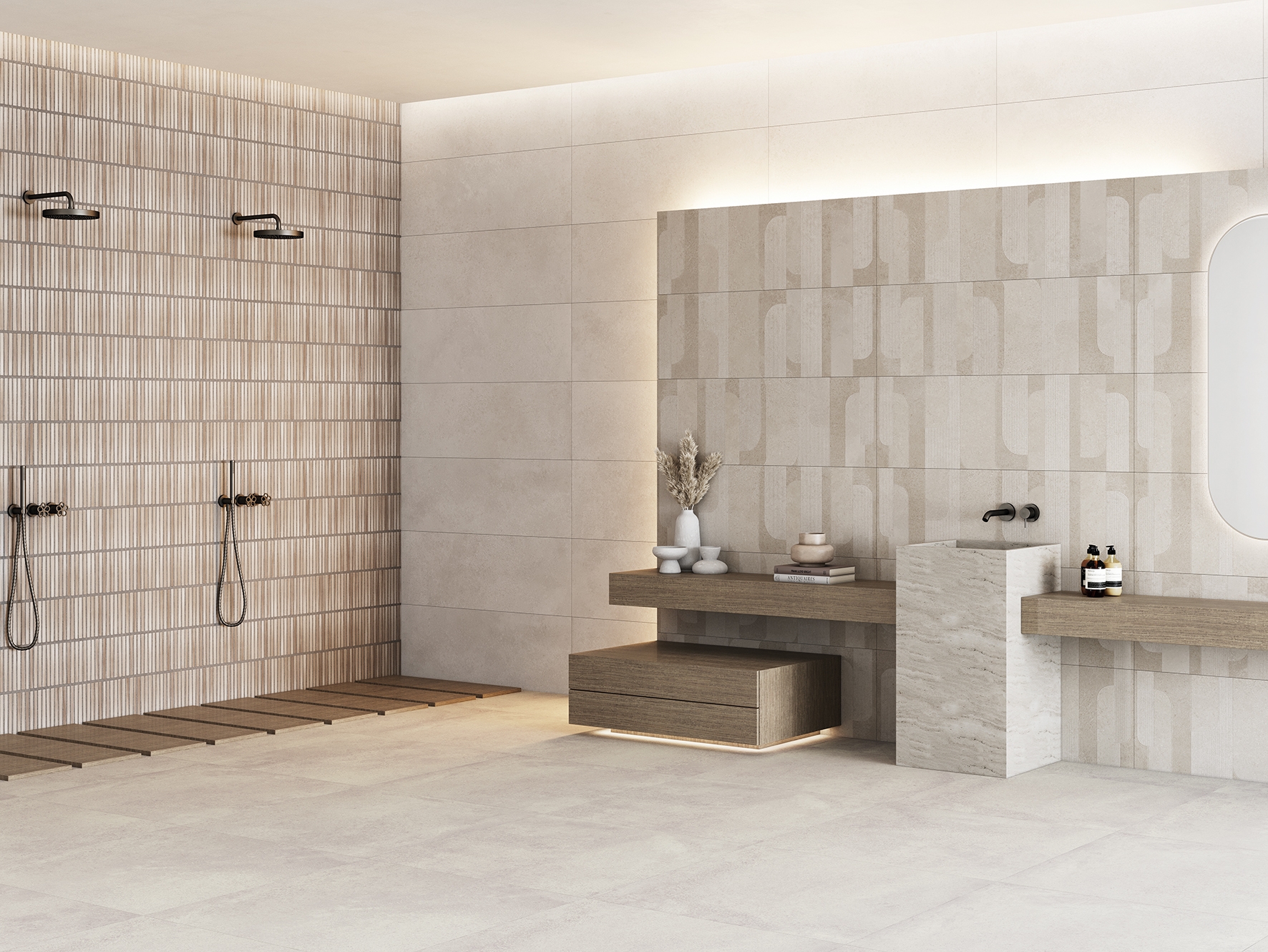 Wandfliese MATERIA beige 40x120