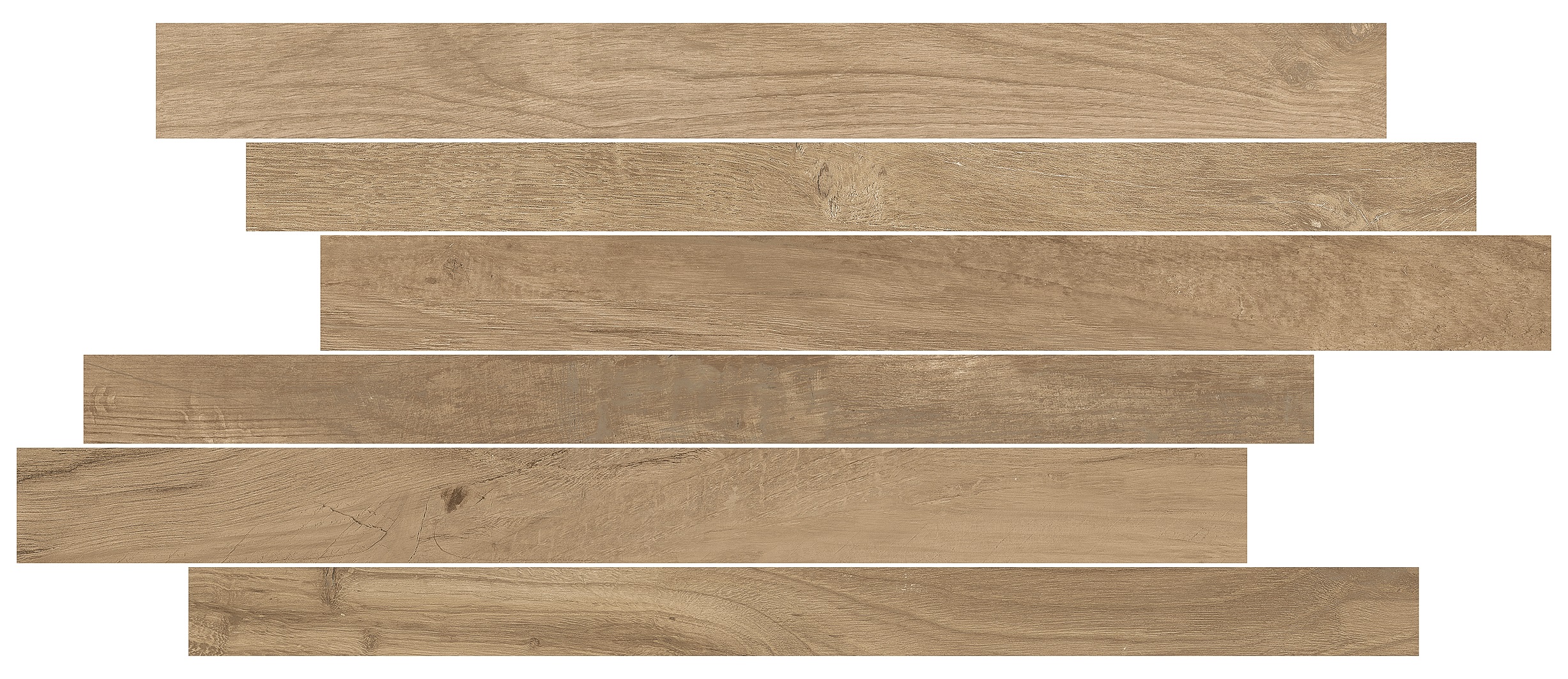 Mosaik WOODLAND Stick oak 20x40