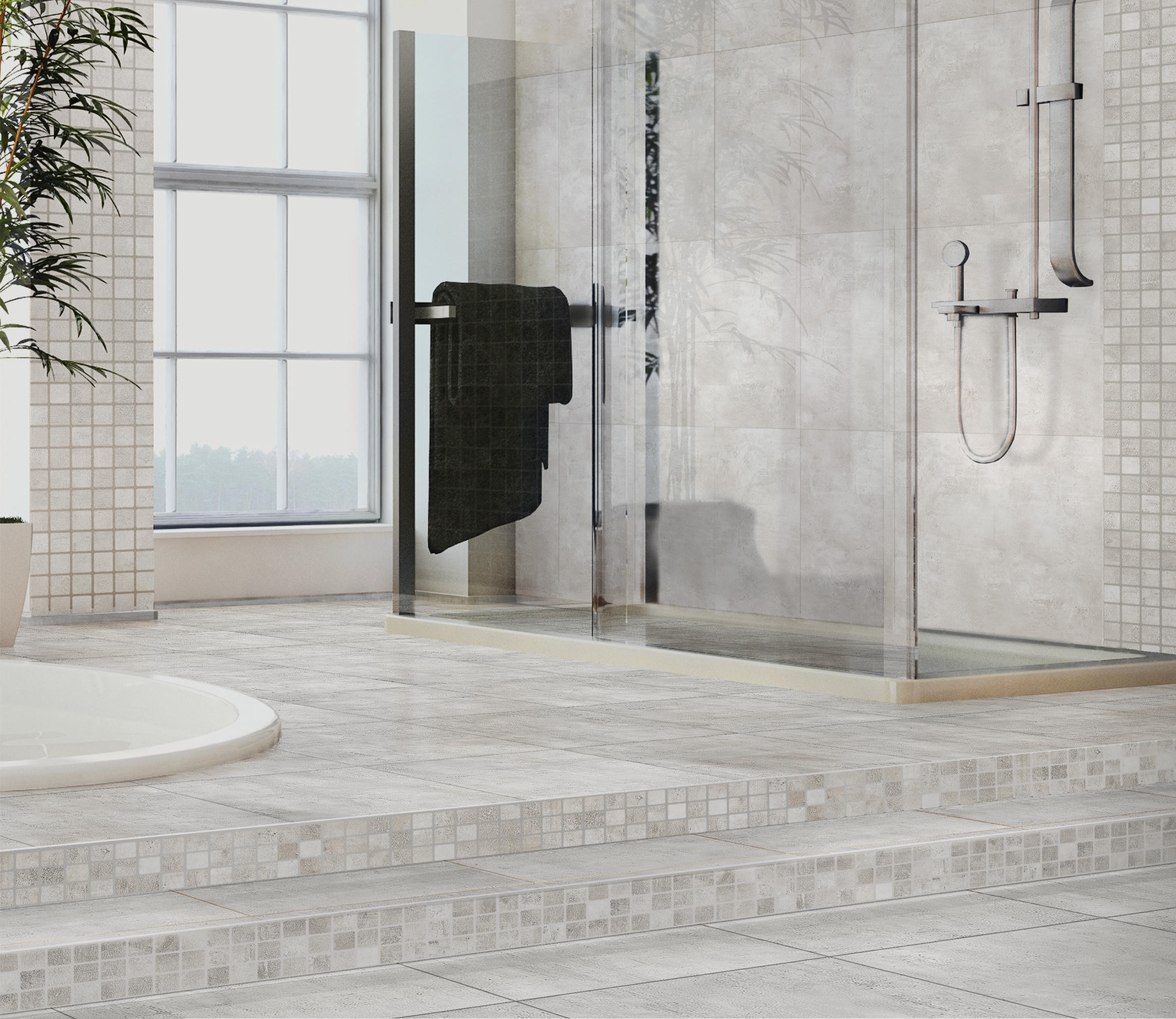 Mosaik MONTANA bianco 30x30