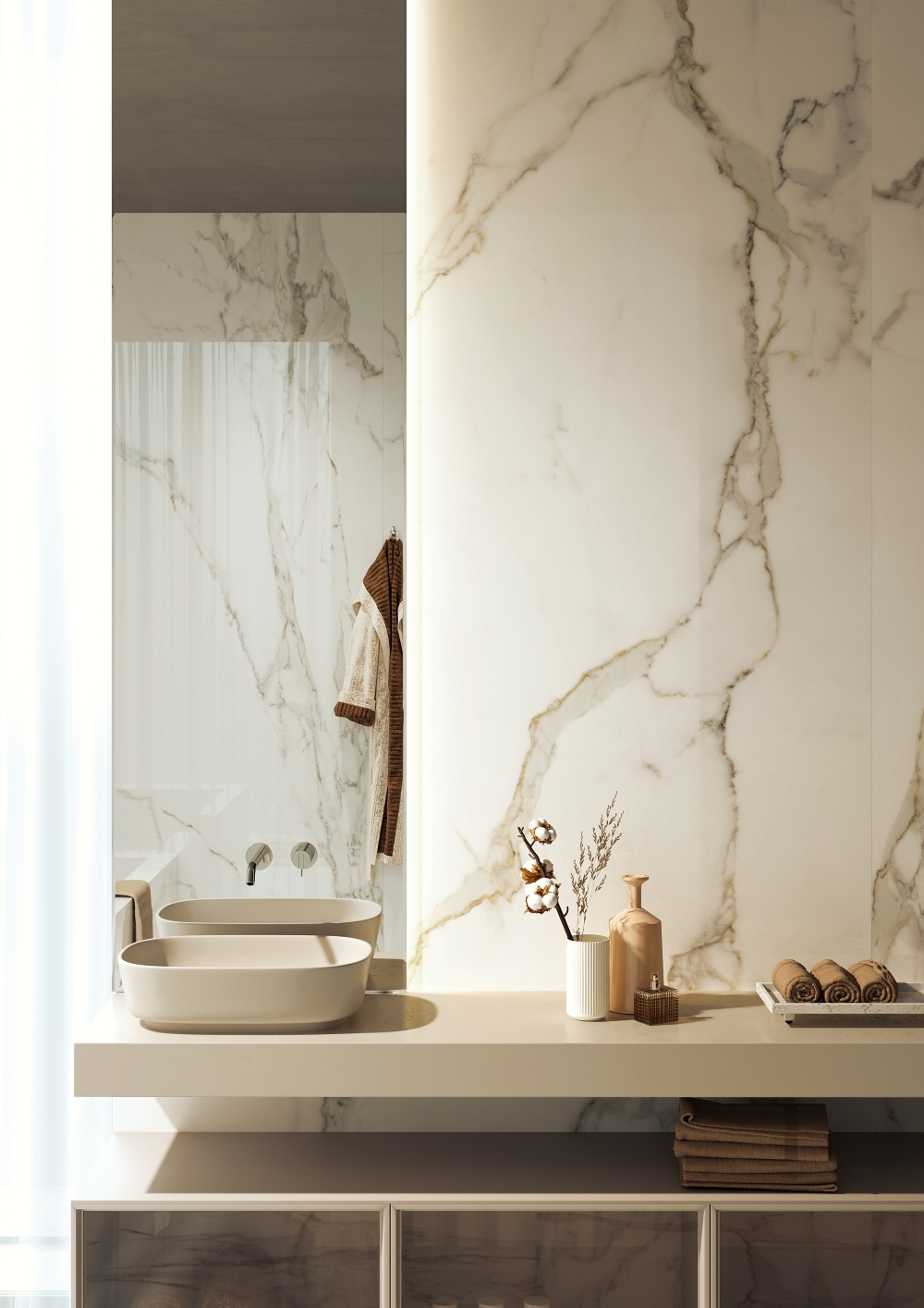 Wandfliese CALACATTA ORO 120x280 (nat)