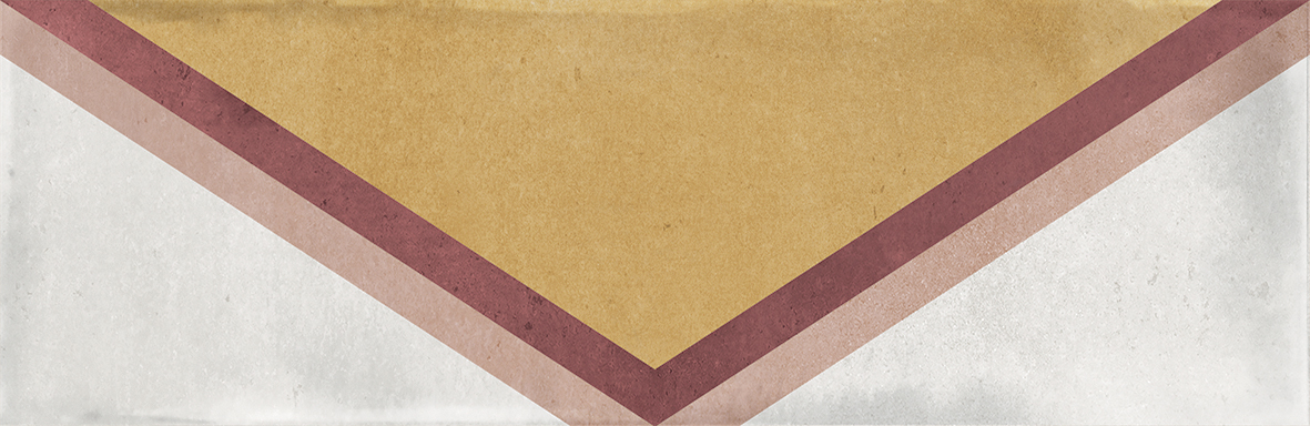 Wandfliese SMALL Rhombus trend ocher 6,5x20