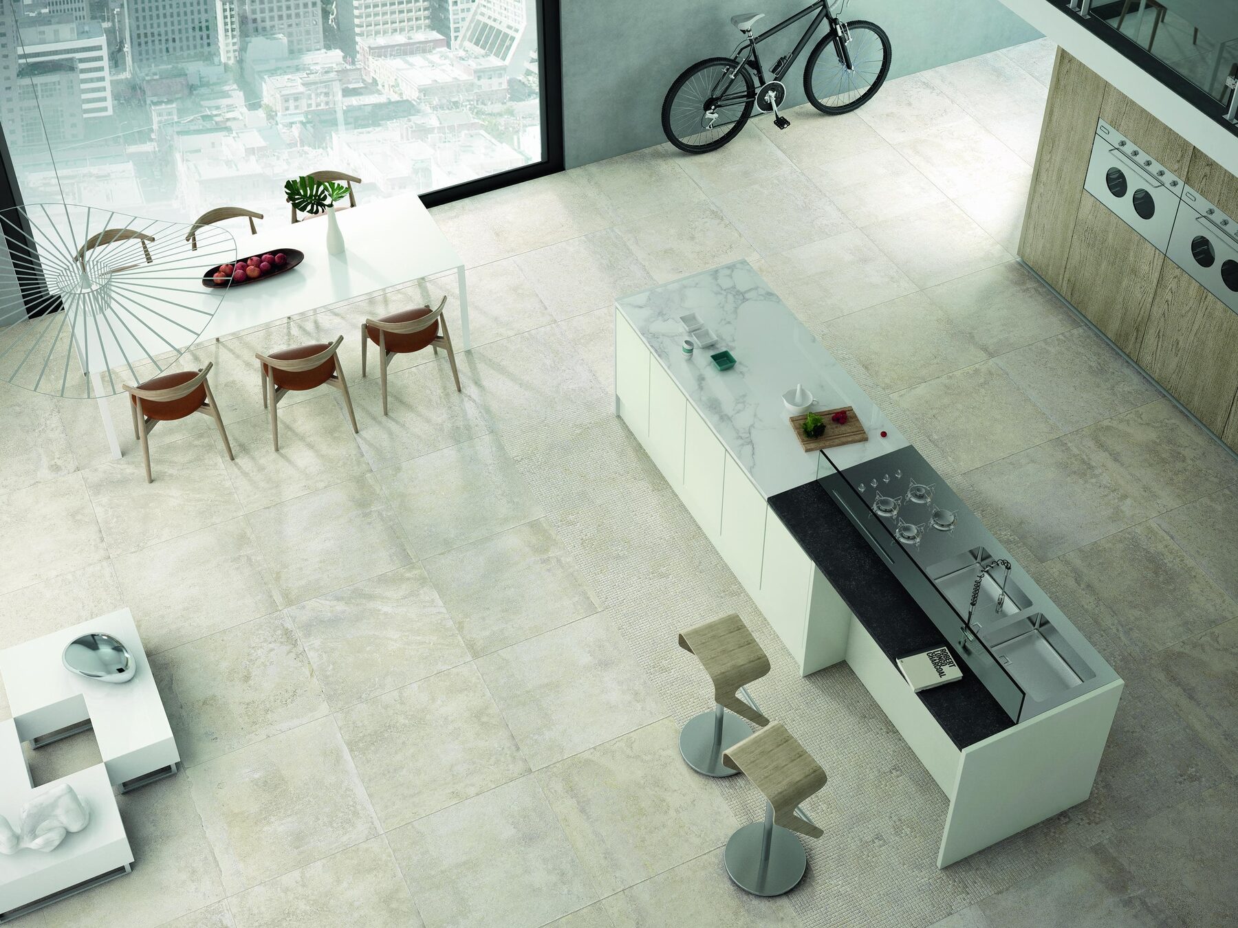 Bodenfliese ALWAYS Bianco 100x100