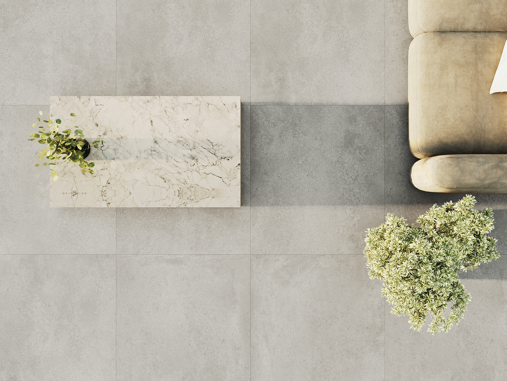 Bodenfliese MATERIA gris 90x90