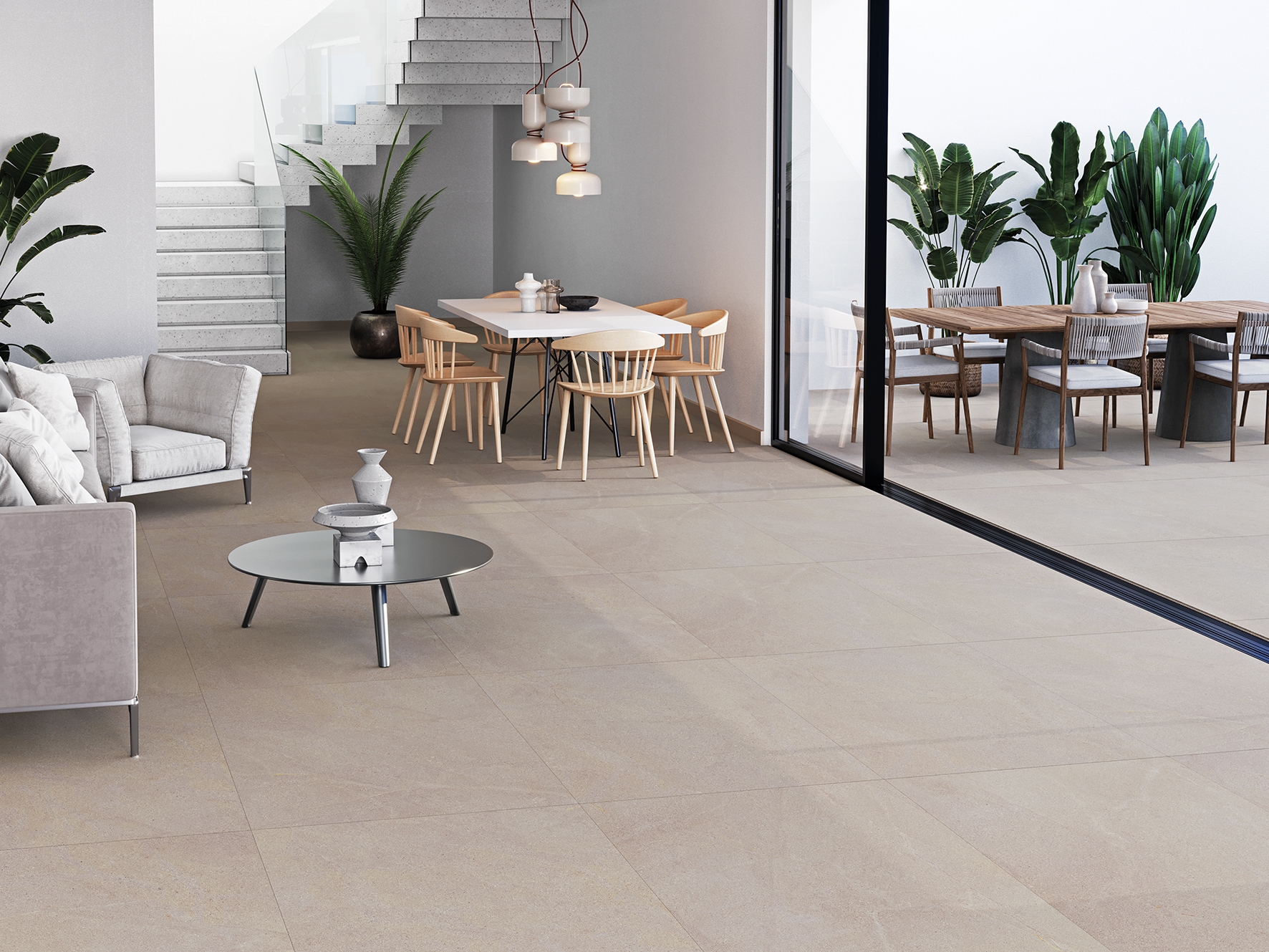 Bodenfliese DUNESTONE sand 120x120