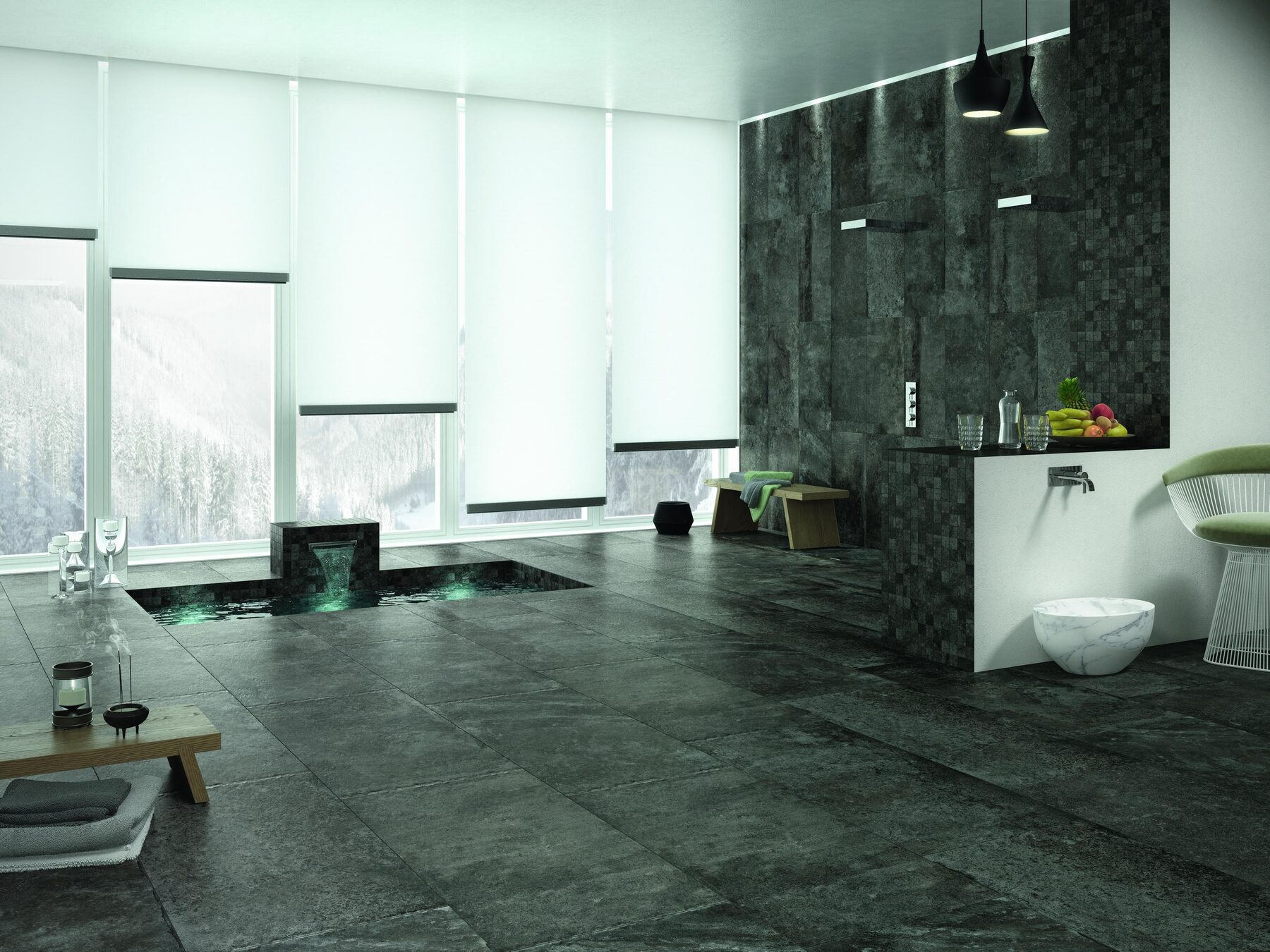 Bodenfliese ALWAYS Antracite 60x120