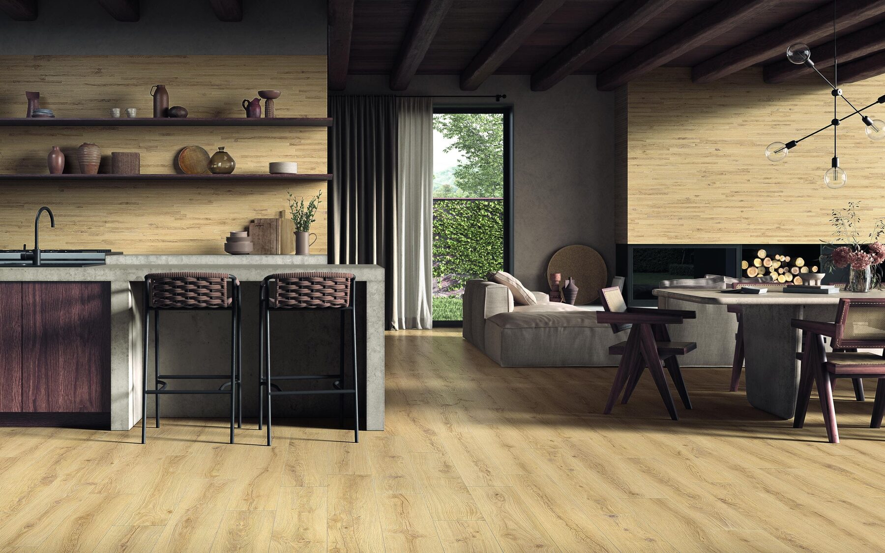 Bodenfliese ALPI larice 30x120