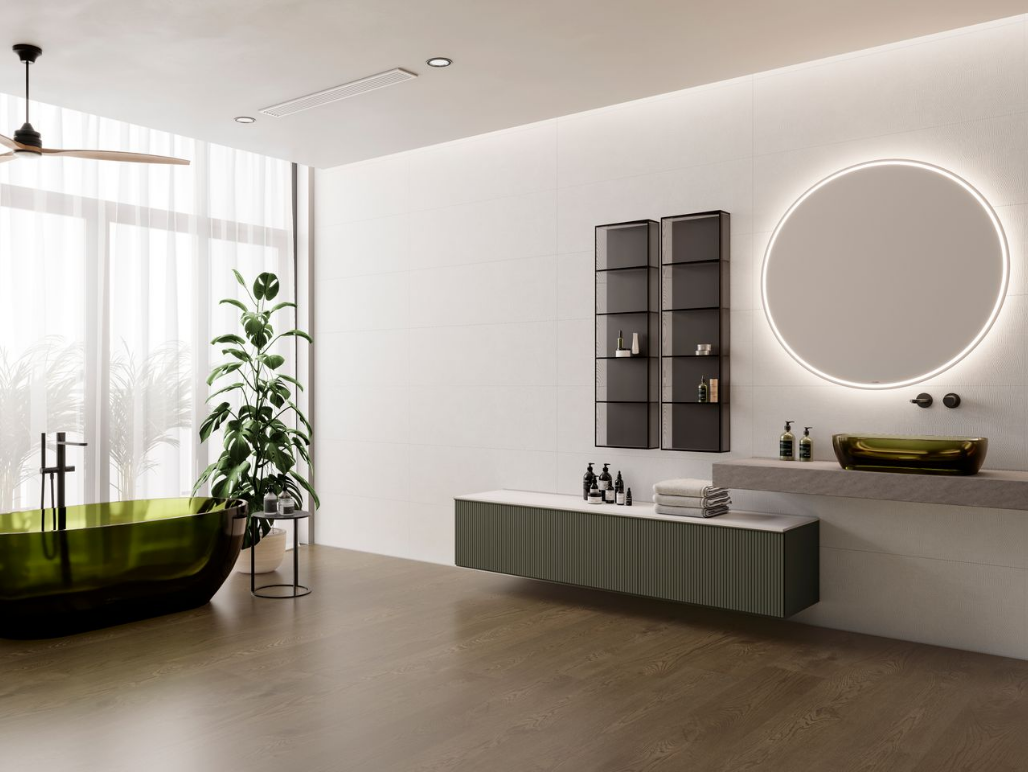 Wandfliese Absolute blanco 40x120