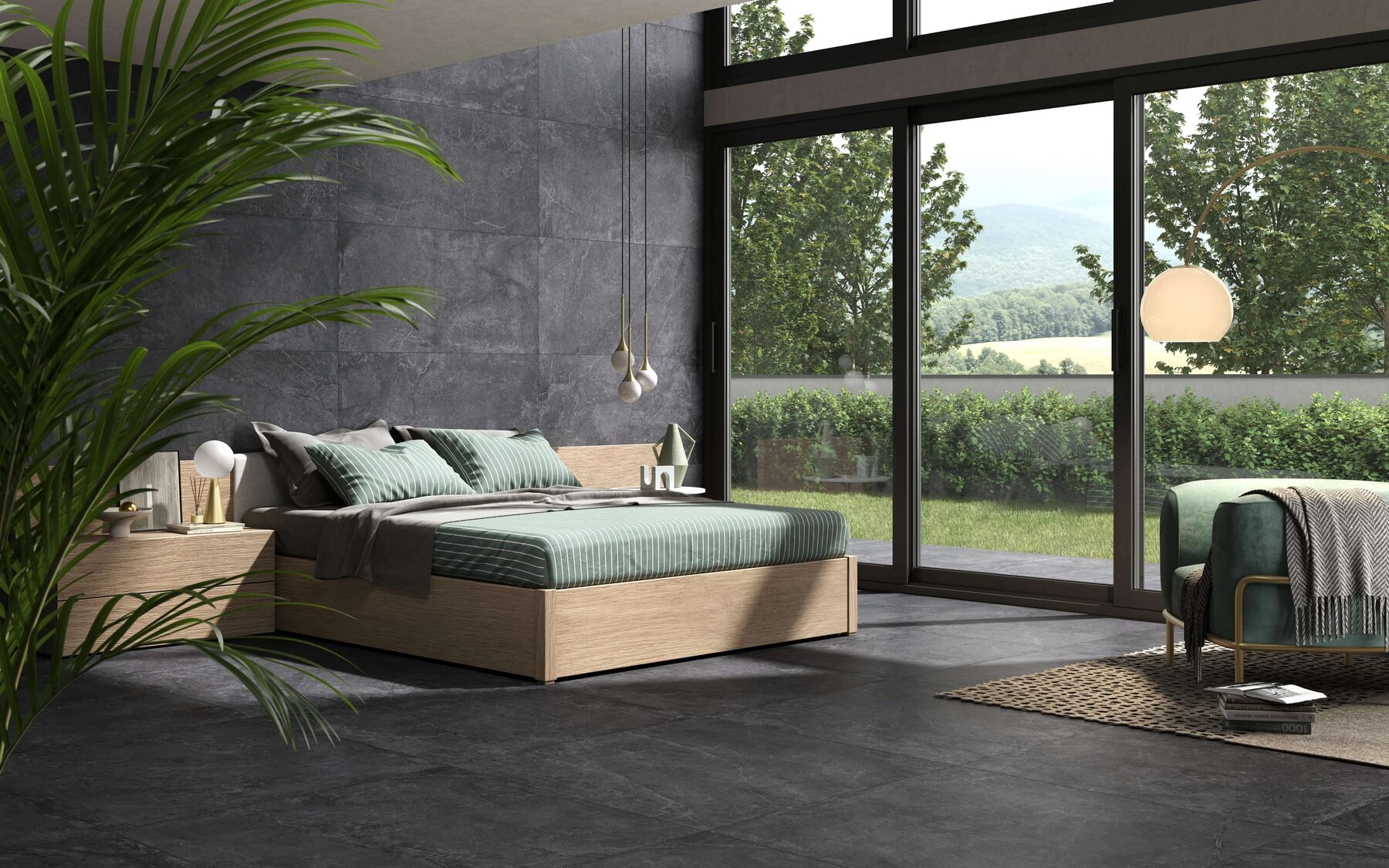 Bodenfliese EVOLUTION black 100x100