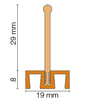 SHOWERPROFILE-WSL 2,5 m