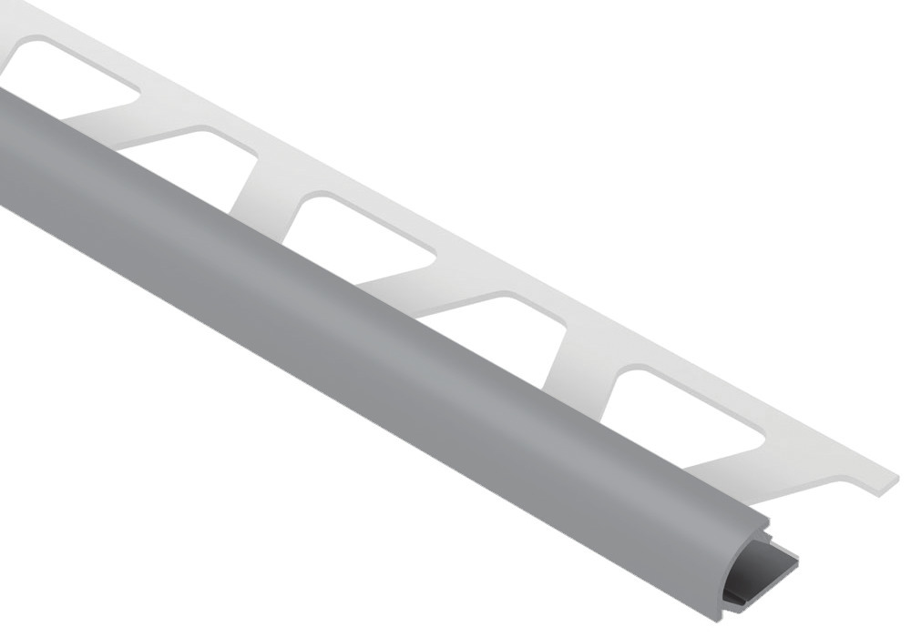 RONDEC-AC 2,5m Dekorprofil grau metallic