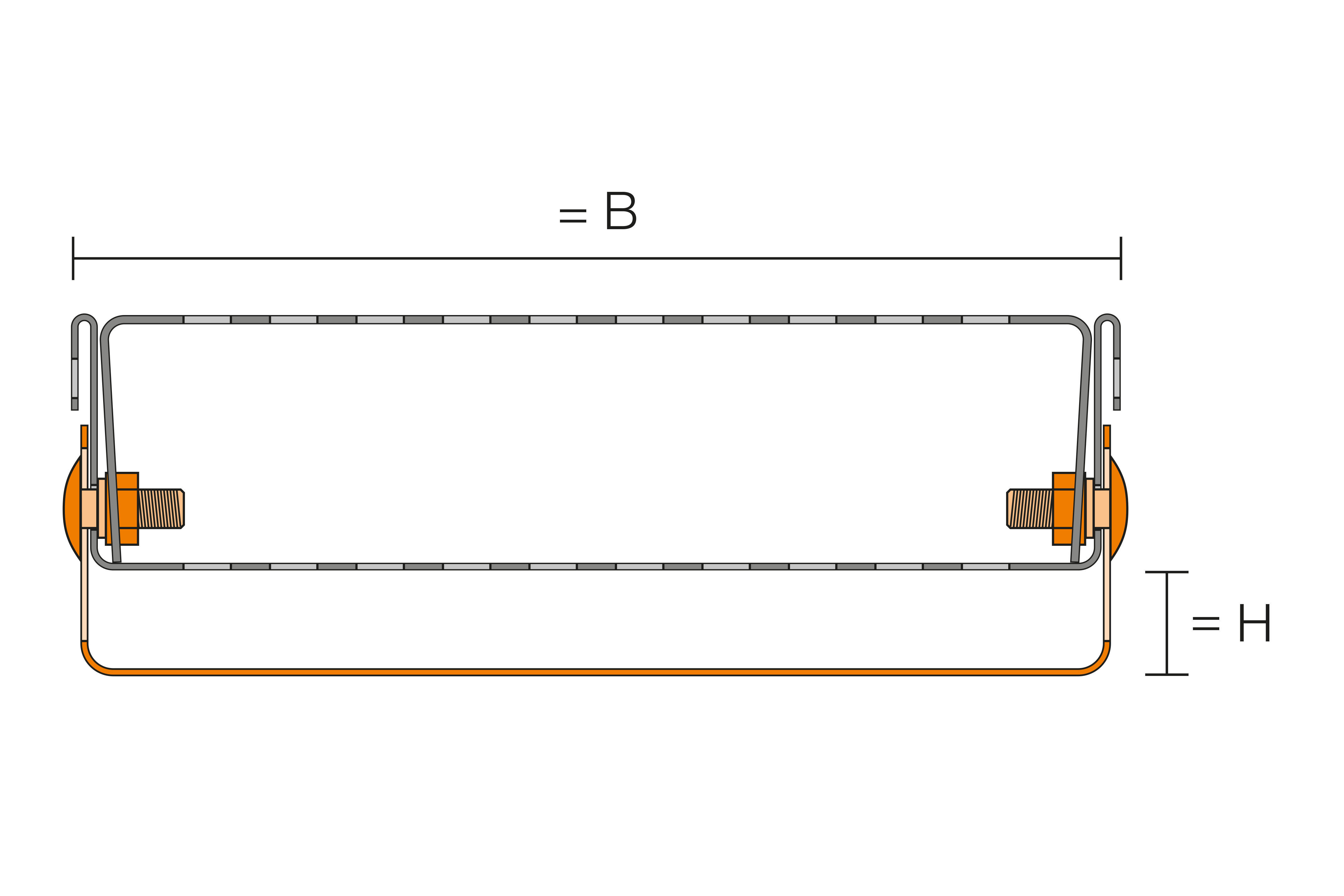 TROBA-LINE-TLH Höhenfixierung 0-20mm B=75