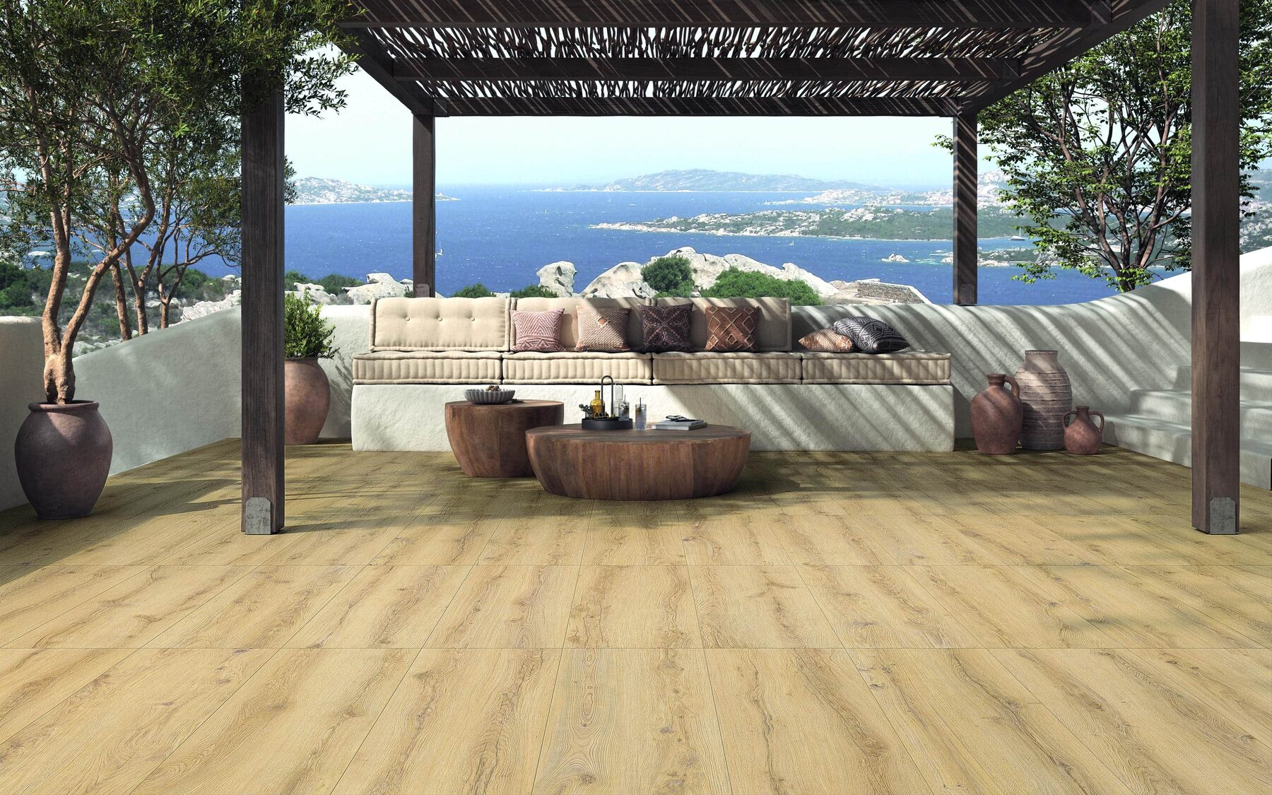 Outdoor-Fliese ALPI larice 40x120