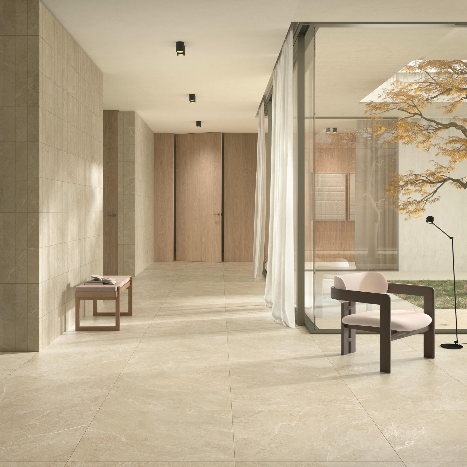 Outdoor-Fliese J.U.S.T. cream 80x80