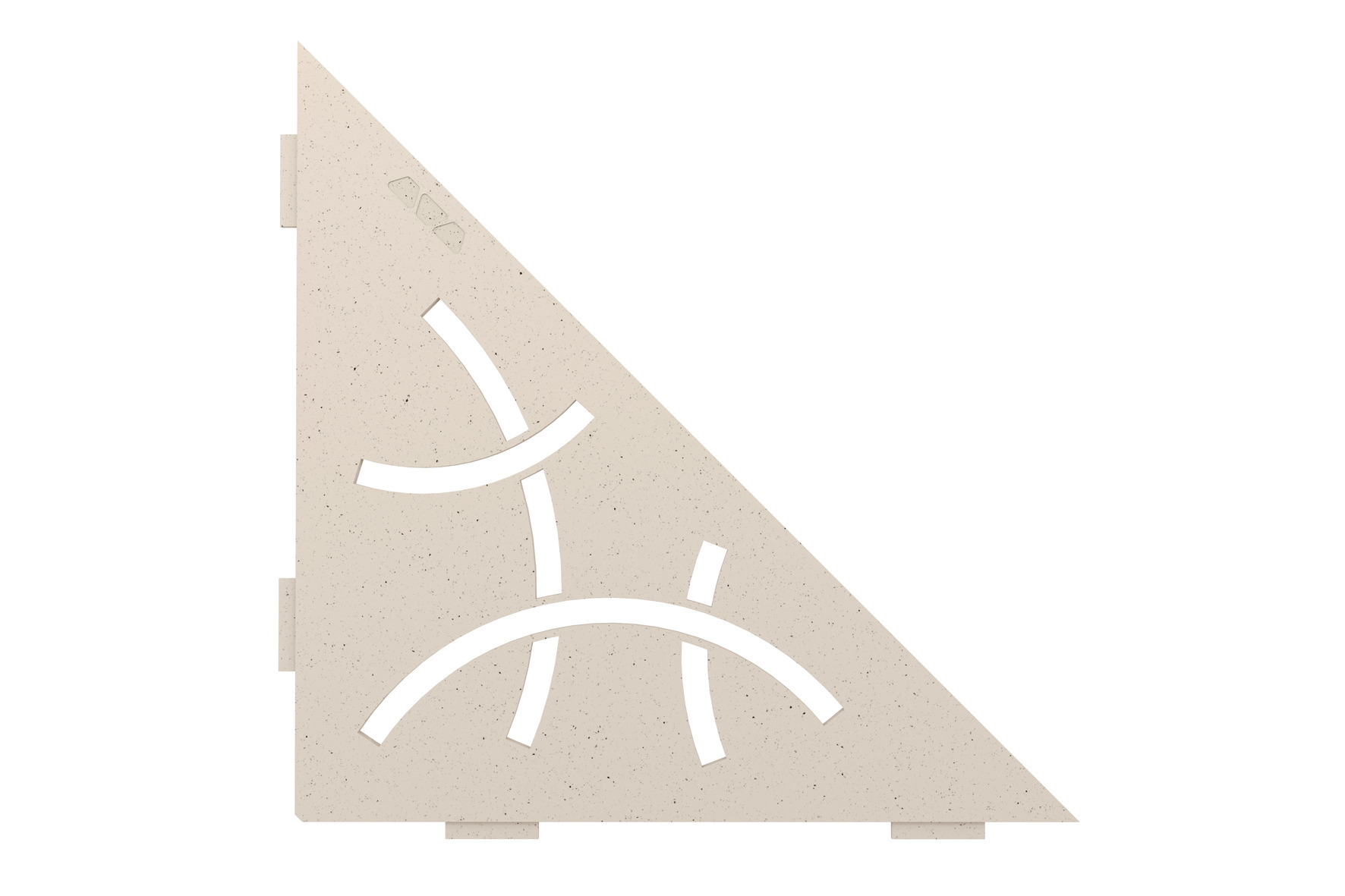 SHELF-E-S1 210x210mm Curve TSI