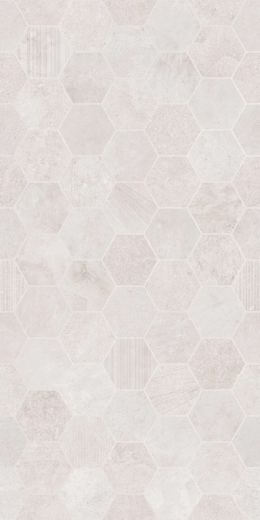 Bodenfliese FRAMEWORK HEXAGON grey 60x120