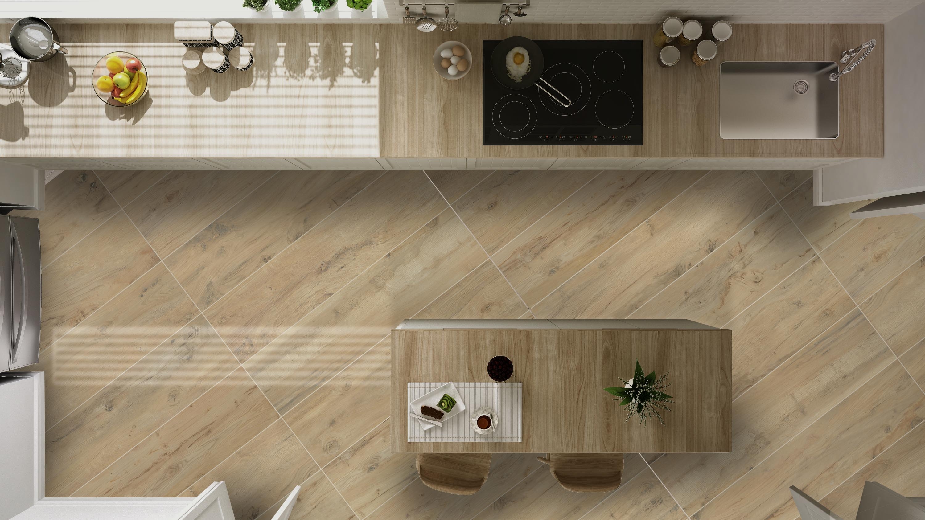 Bodenfliese NATURAL WOOD light 30x120
