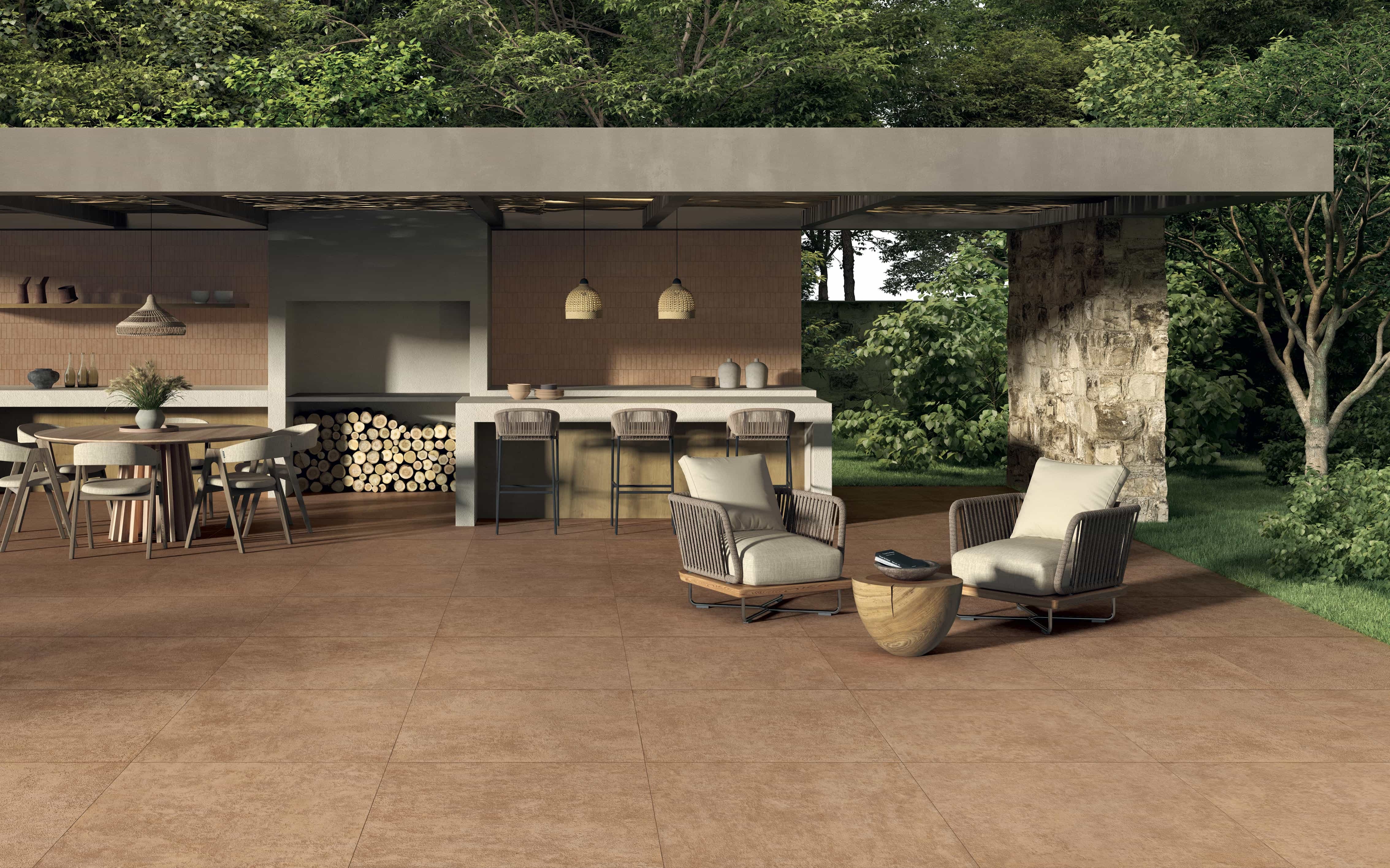 Outdoor-Fliese TERRAE cotto 60x60