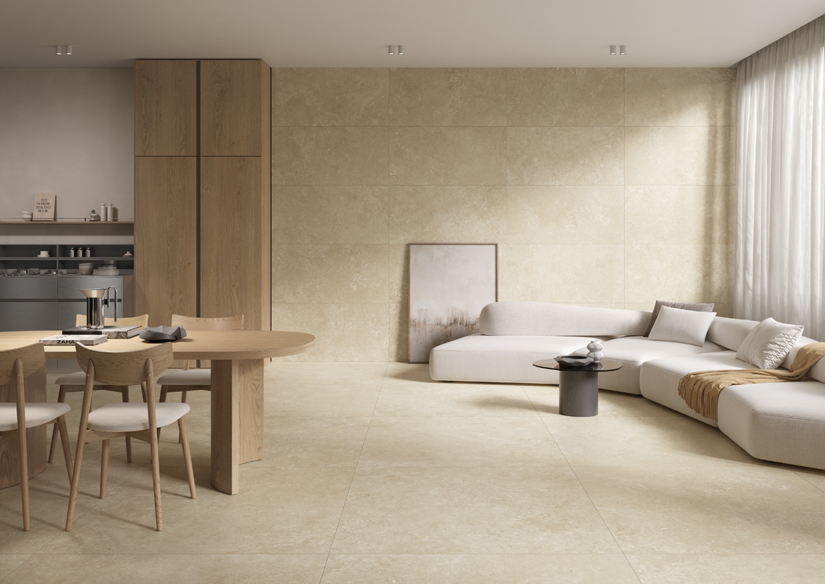 Bodenfliese Trevi beige 120x120
