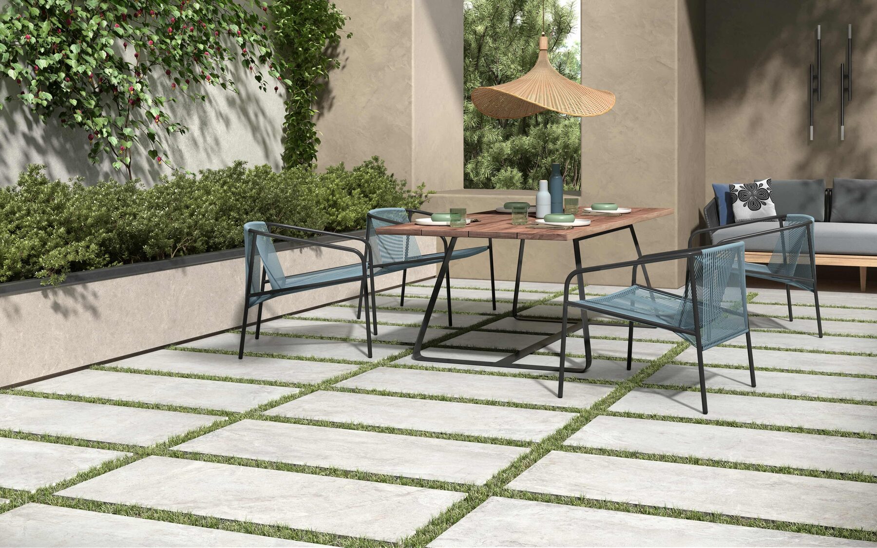 Outdoor-Fliese EVOLUTION white 100x100
