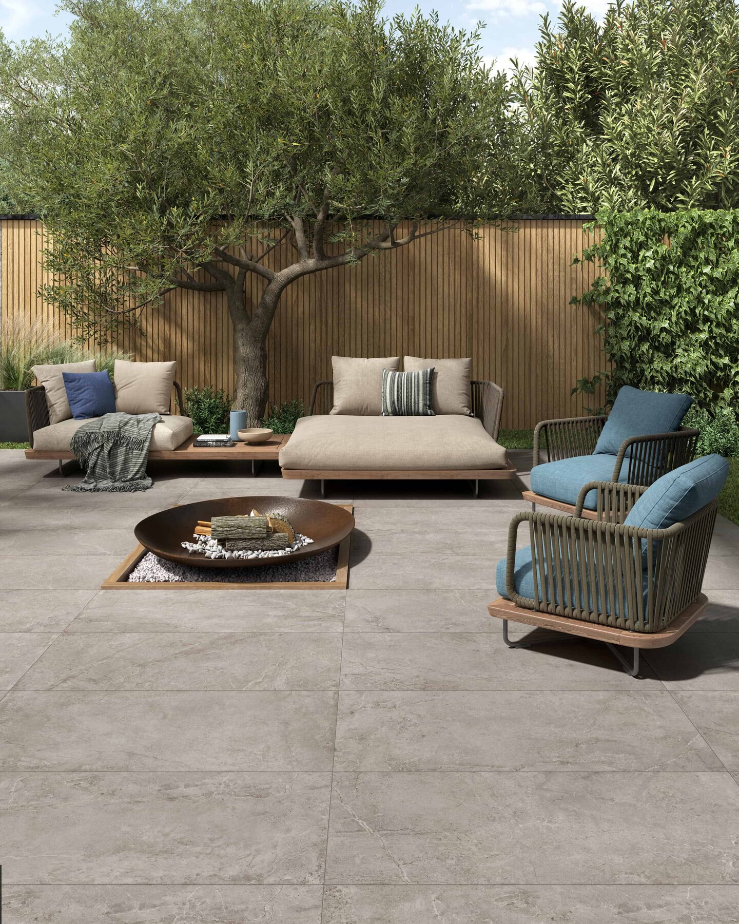 Outdoor-Fliese EVOLUTION sugar 100x100