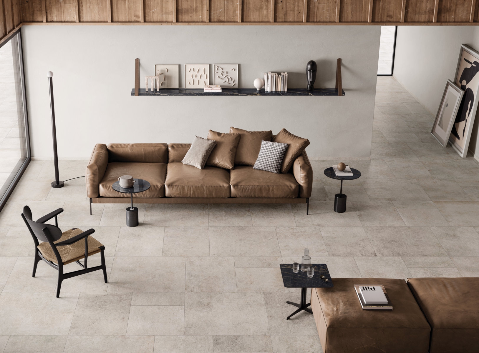Bodenfliese RE_TOUR ivory 90x90