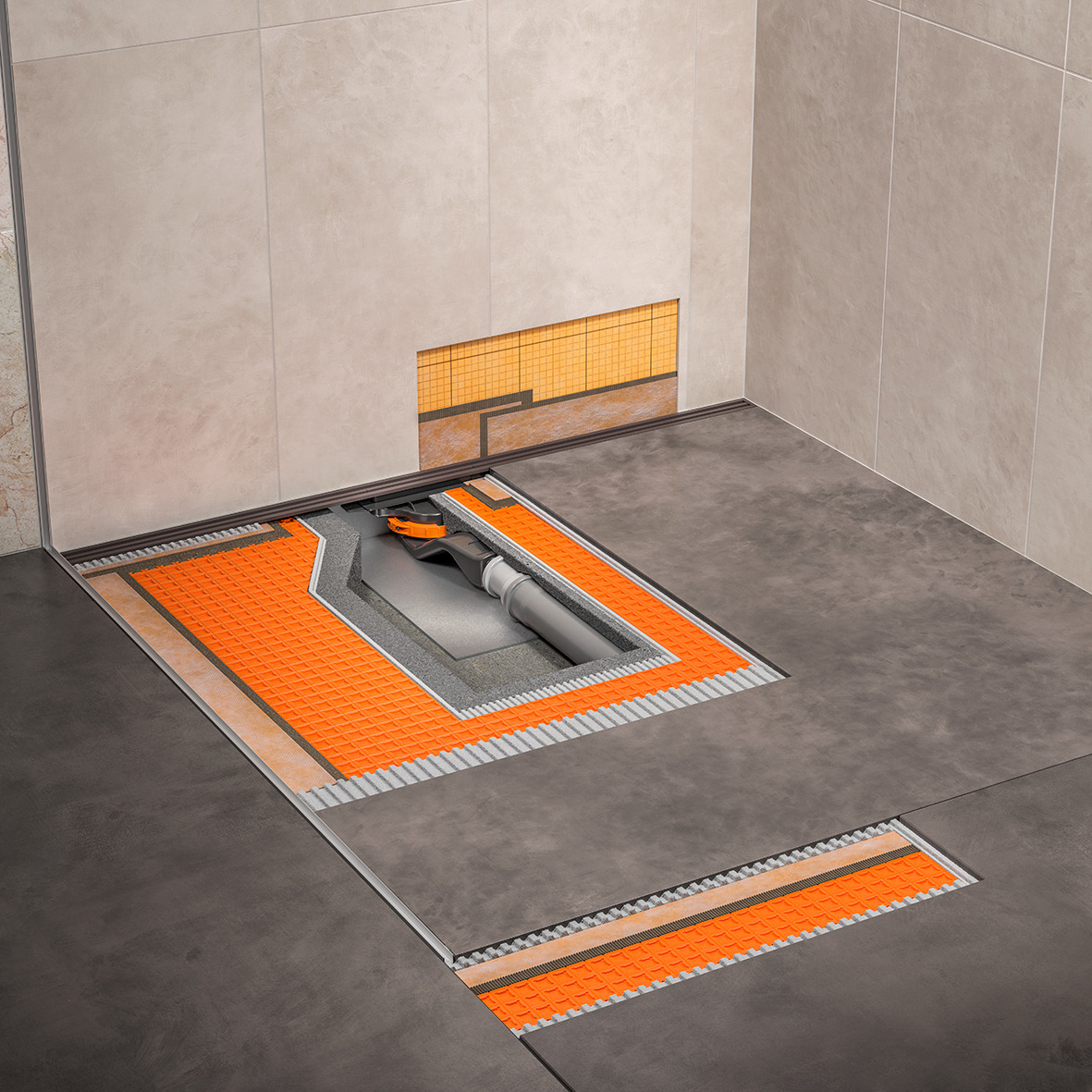 KERDI-LINE-VARIO H DN40 G5 Ablauf horizon